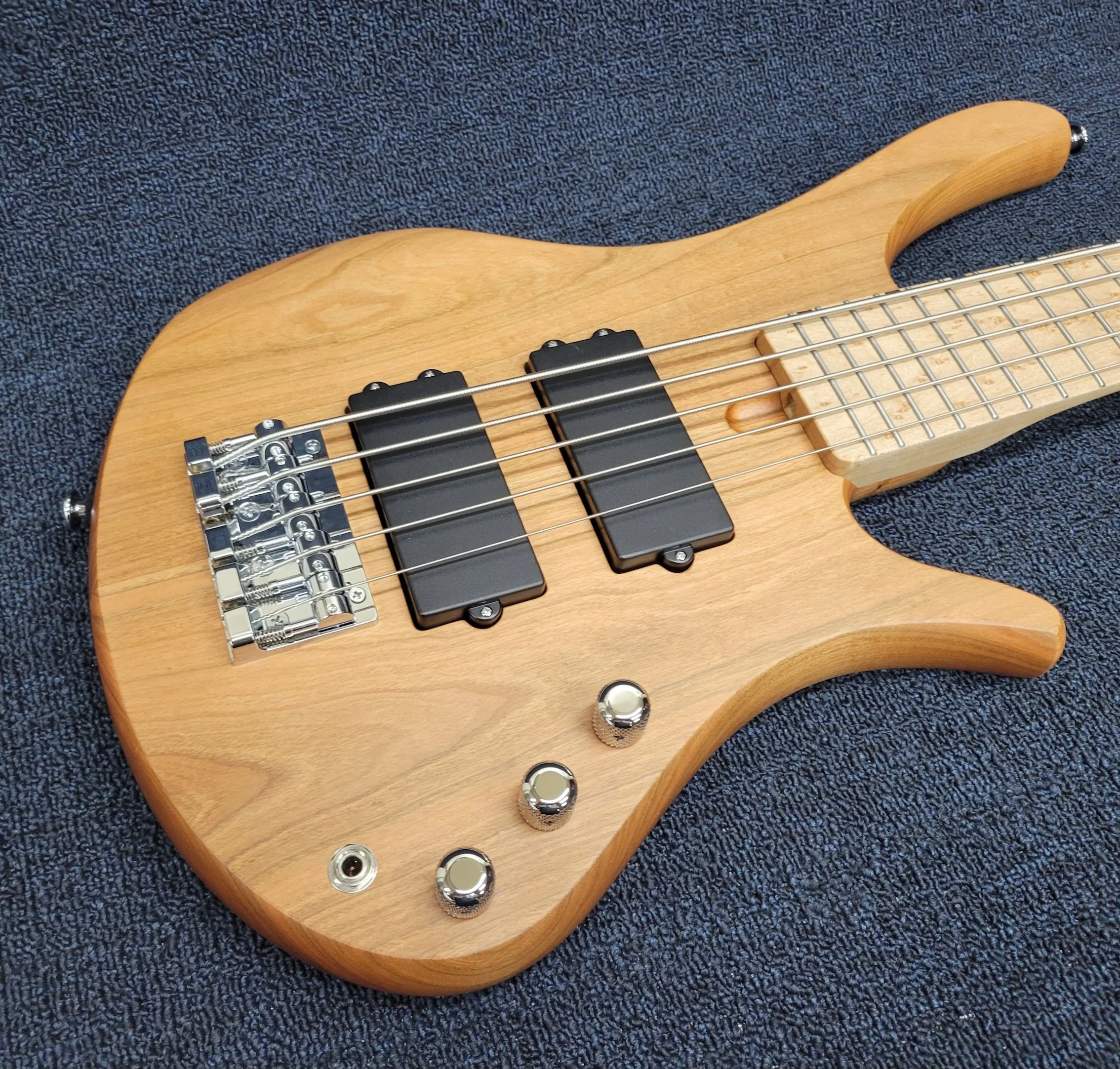 Simonetti Passive Pickups with CTS full sized Pots. Shown with Optional dual humbucker upgrade and blend pot option (+$225.00)