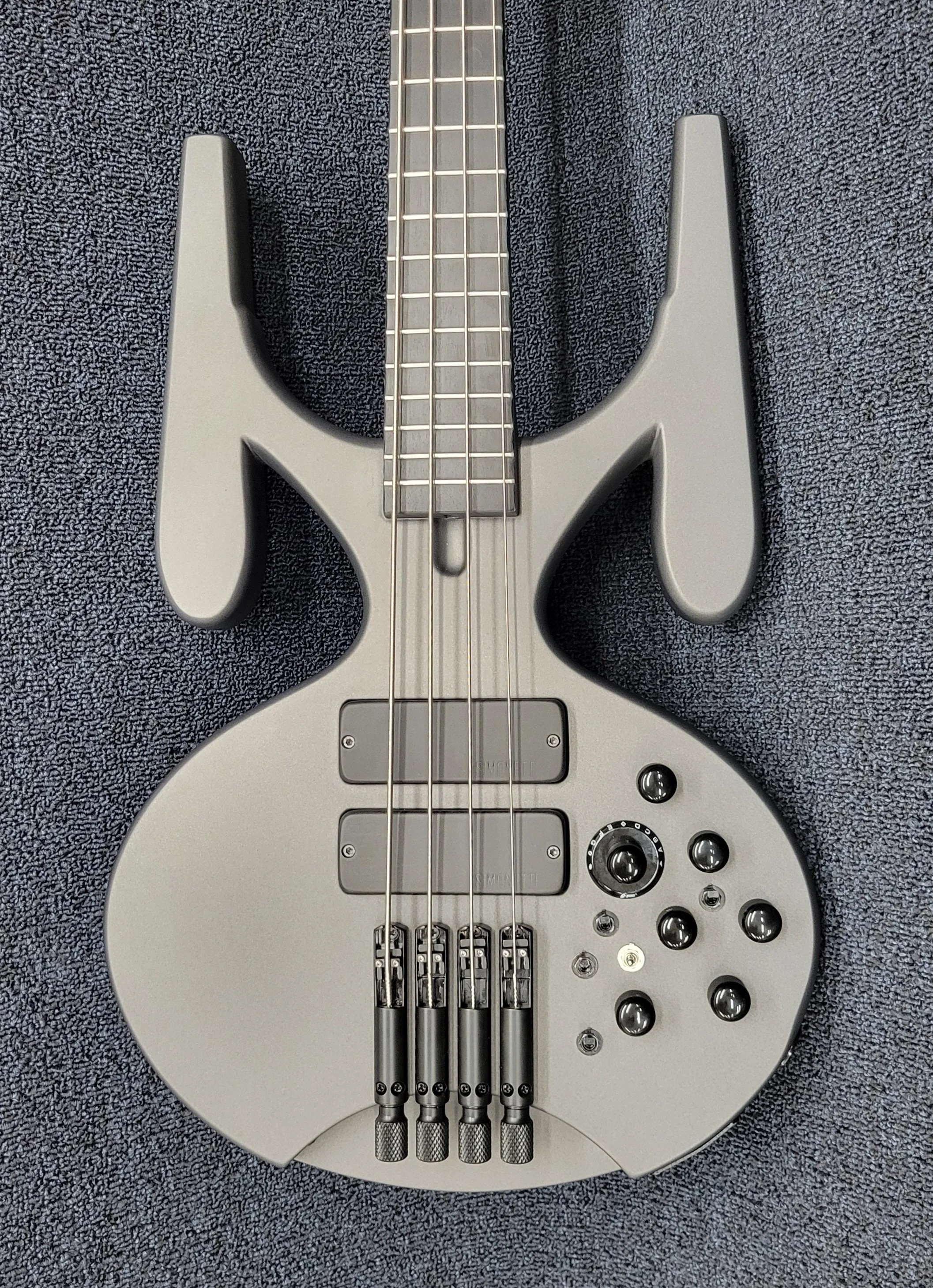 custom 4 string Simonetti space bass