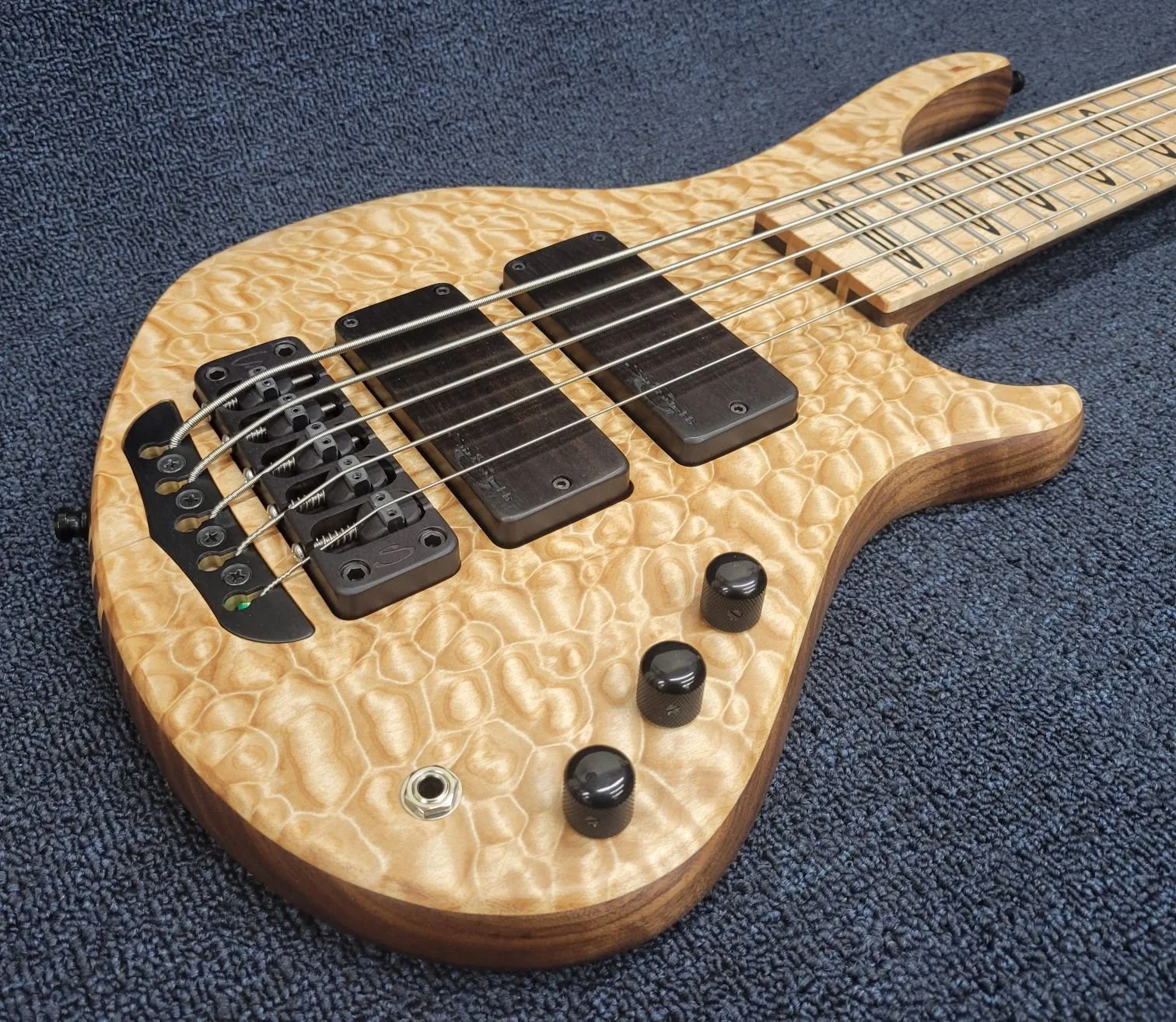 Quilted Maple 5 string bass