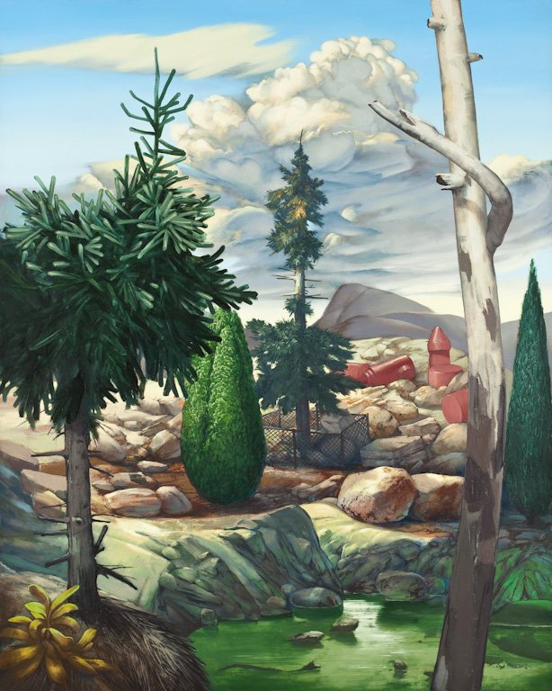 Truckee Preserve, 2007, oil on canvas, 50" x 35", Collection of Detroit Institute of Arts