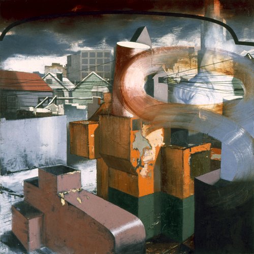 Vapors, 1995, Oil on canvas, 30" x 30"