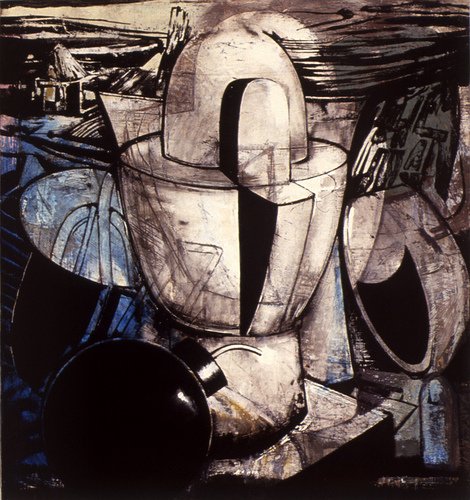 Black Bomb, 1993, oil on canvas, 12" x 16"