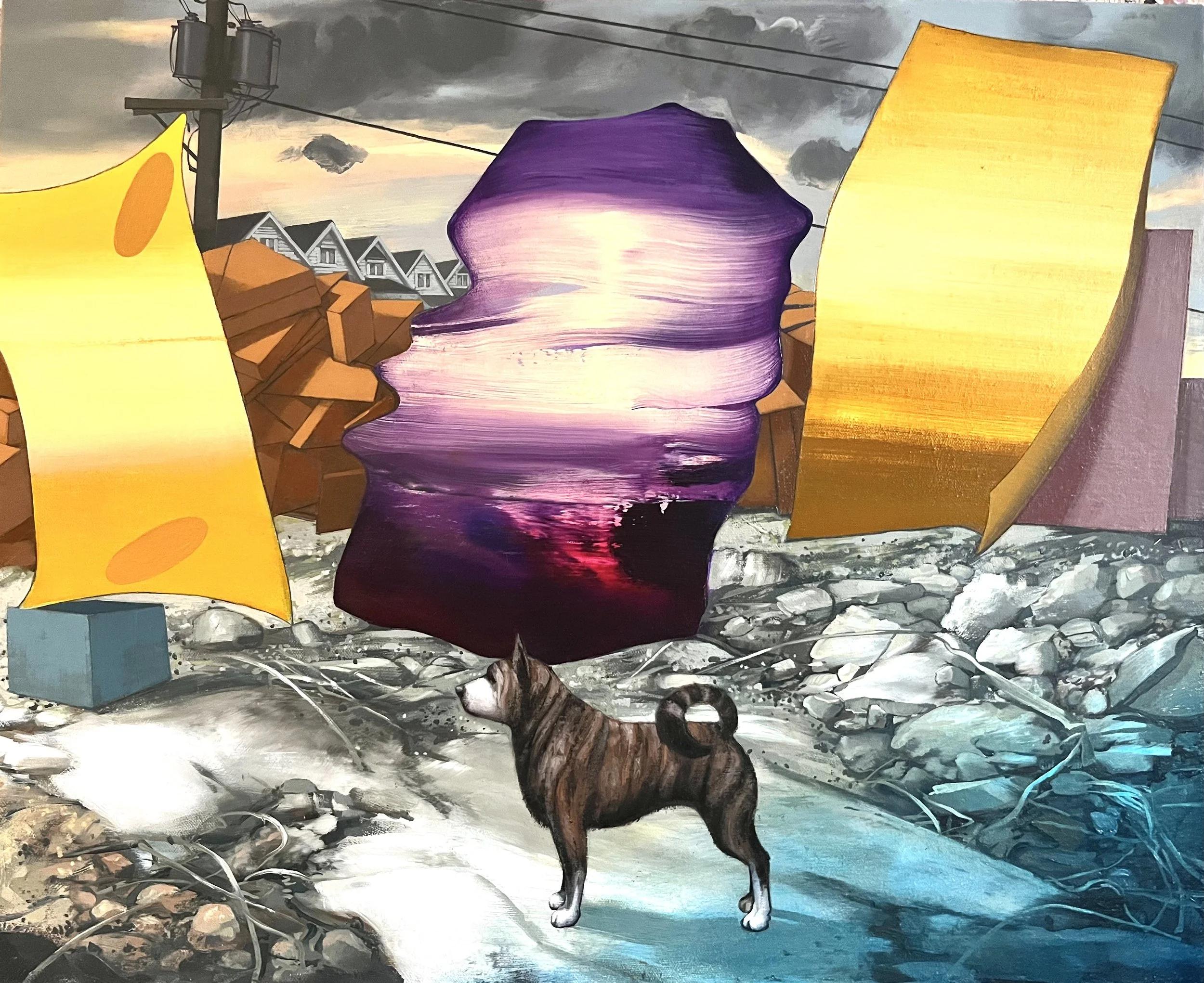 "Mirage" - 2023 - 18" x 22" - Oil on canvas