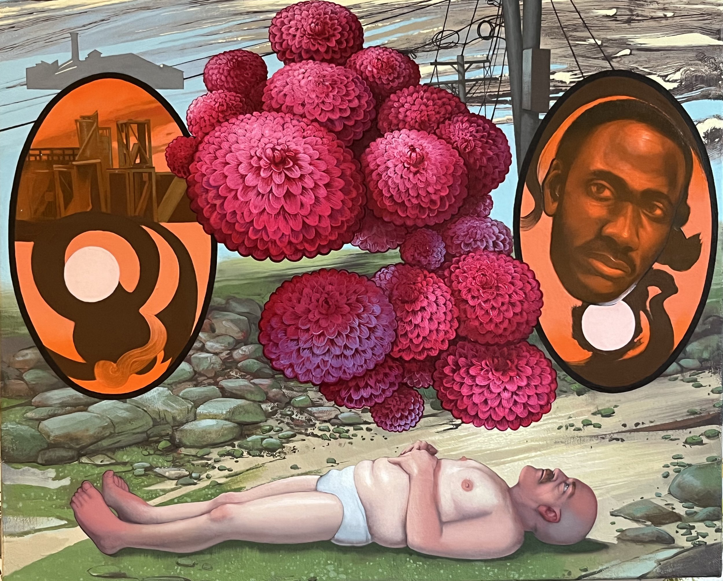 "Henry in Reverie" - 2023 - 18" x 22" - Oil on canvas