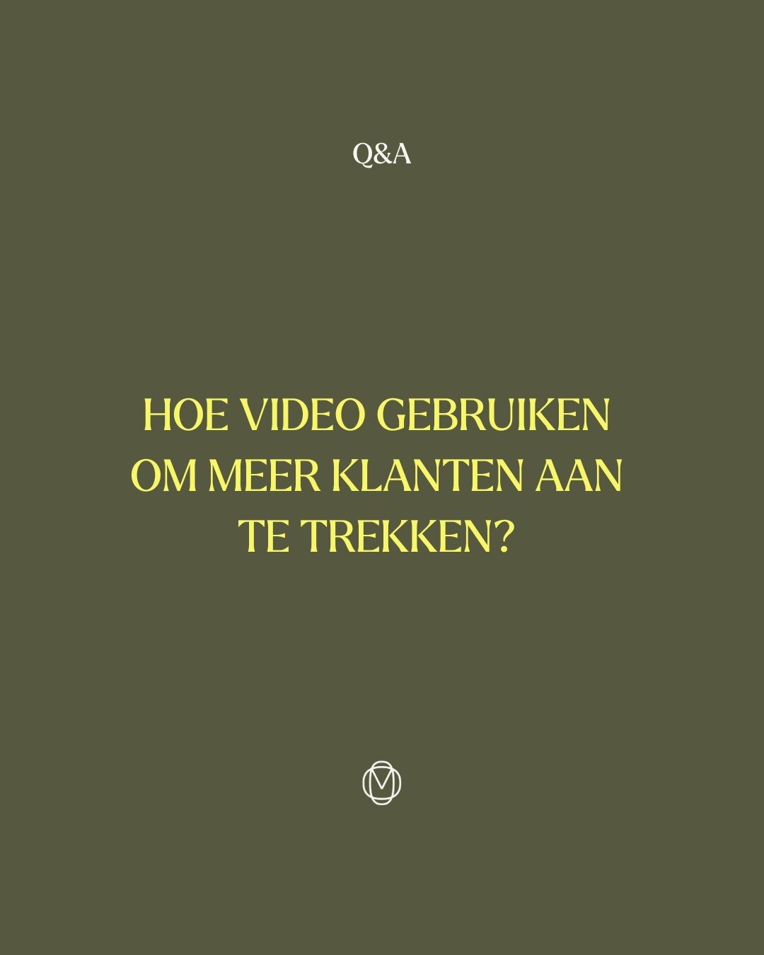 Met video zijn er zoveel manieren om aan meer klanten te komen. &ldquo;Maar wat moet ik dan maken,&rdquo; hoor ik je denken 😊 in deze post een greep uit de mogelijkheden. 

Laat me in de comments weten welke voor jou de meest interessante is 🔥

 #v