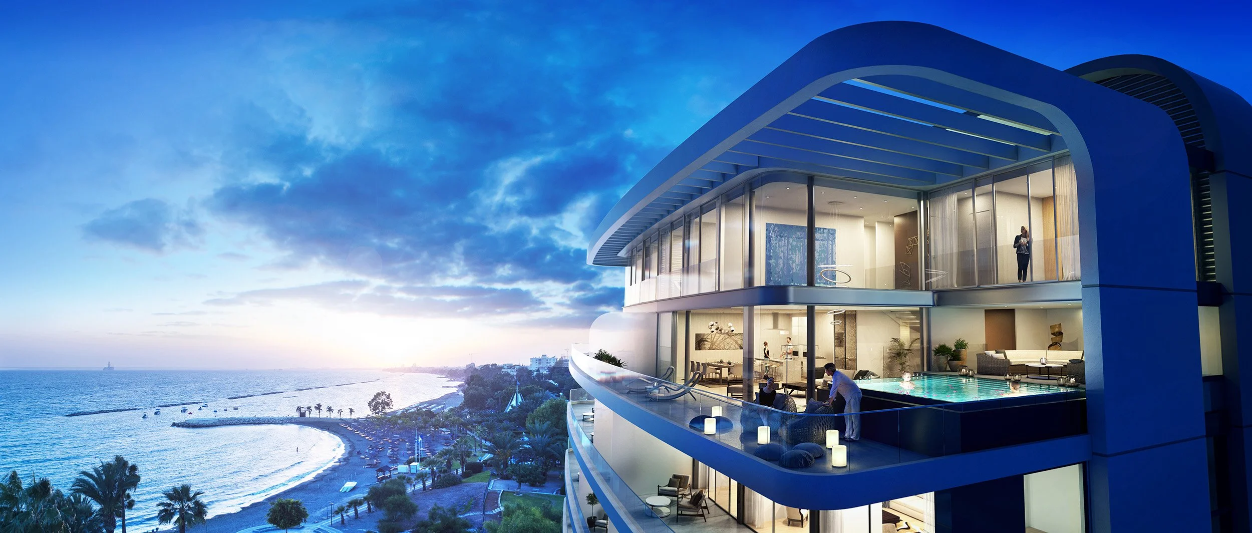 Penthouse at Amathus Residences in Limassol, Cyprus