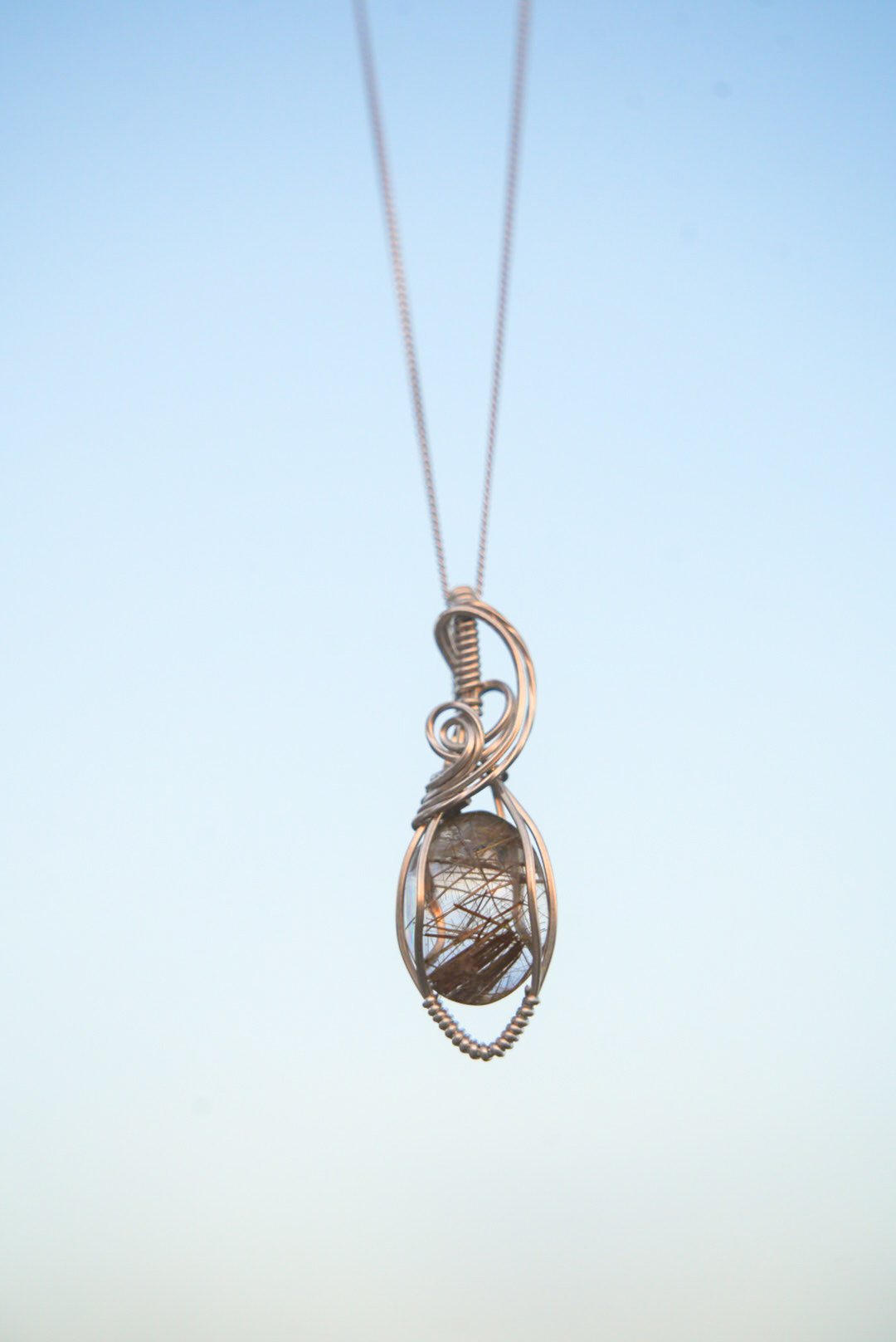 Rutilated Quartz Pendant