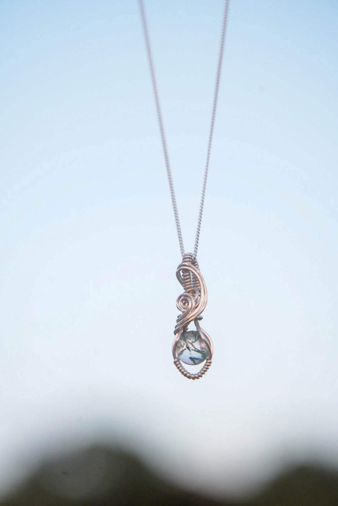 Moss Agate Pendant