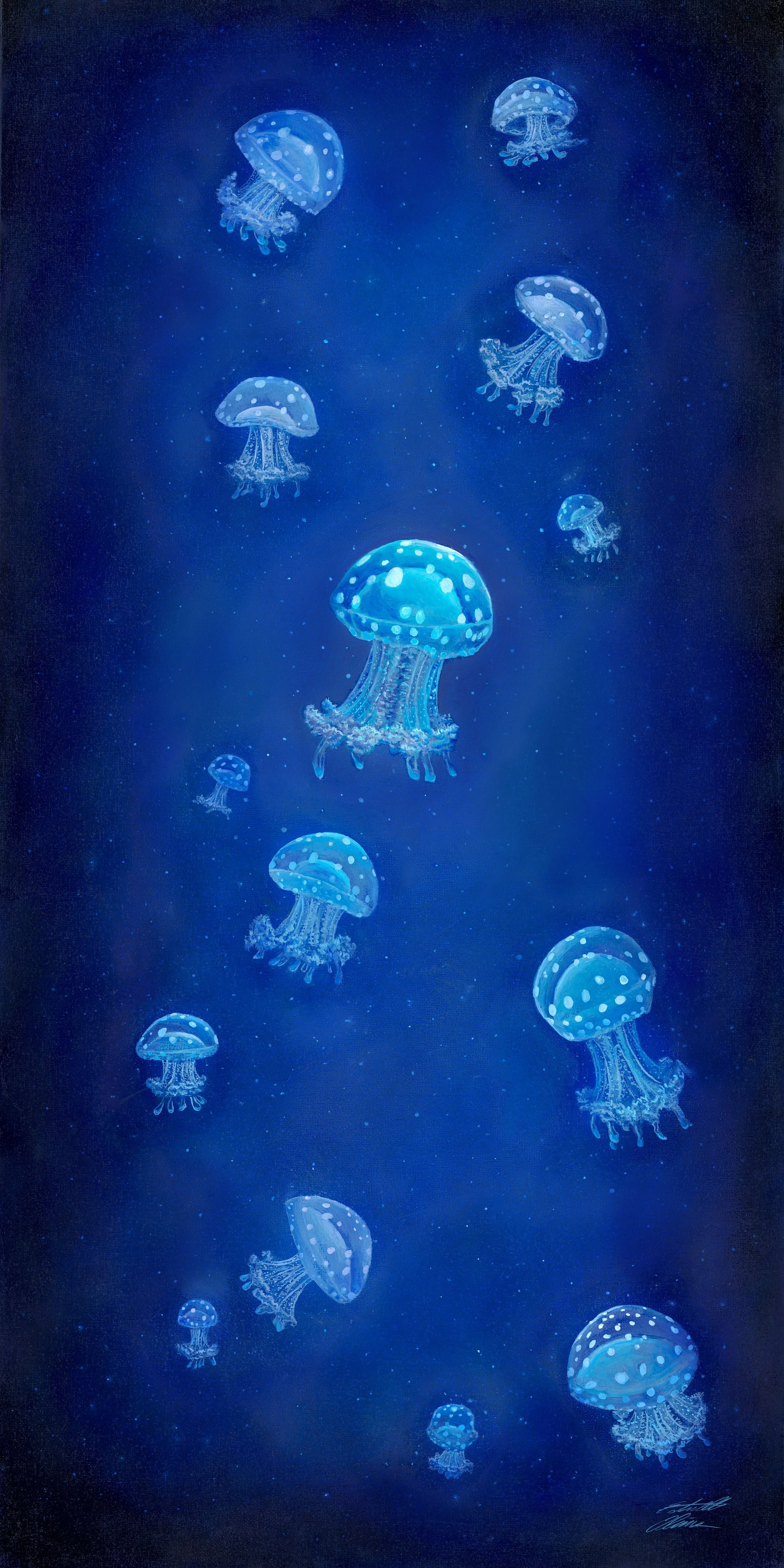 "Go with the Flow" Oil on Canvas