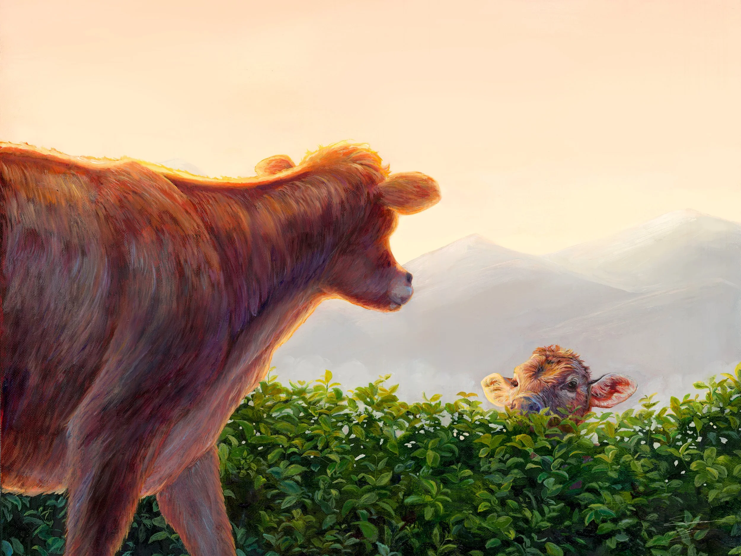 "I See You!" Oil on Canvas