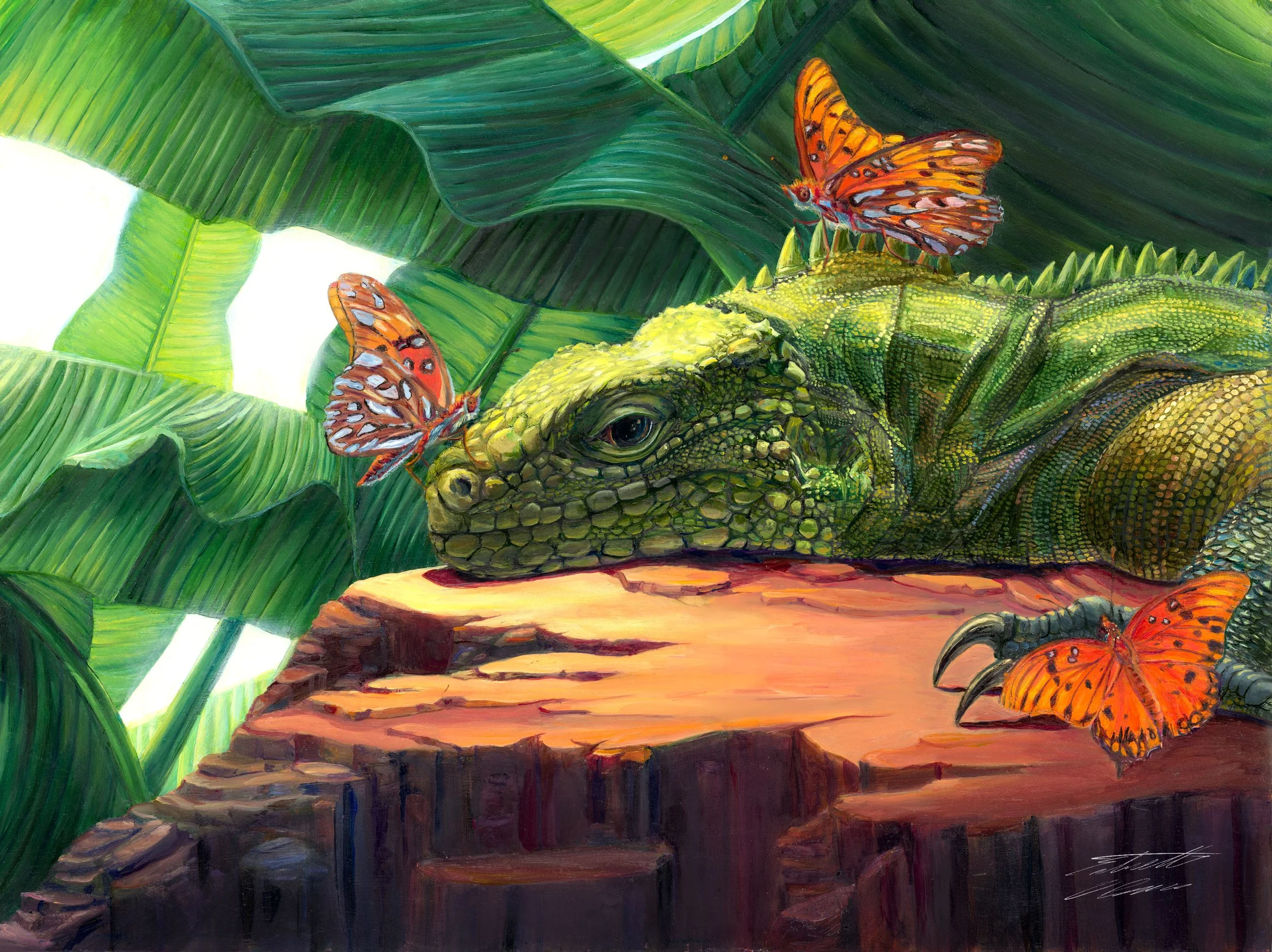 "Wake Up!" Oil on Hardboard