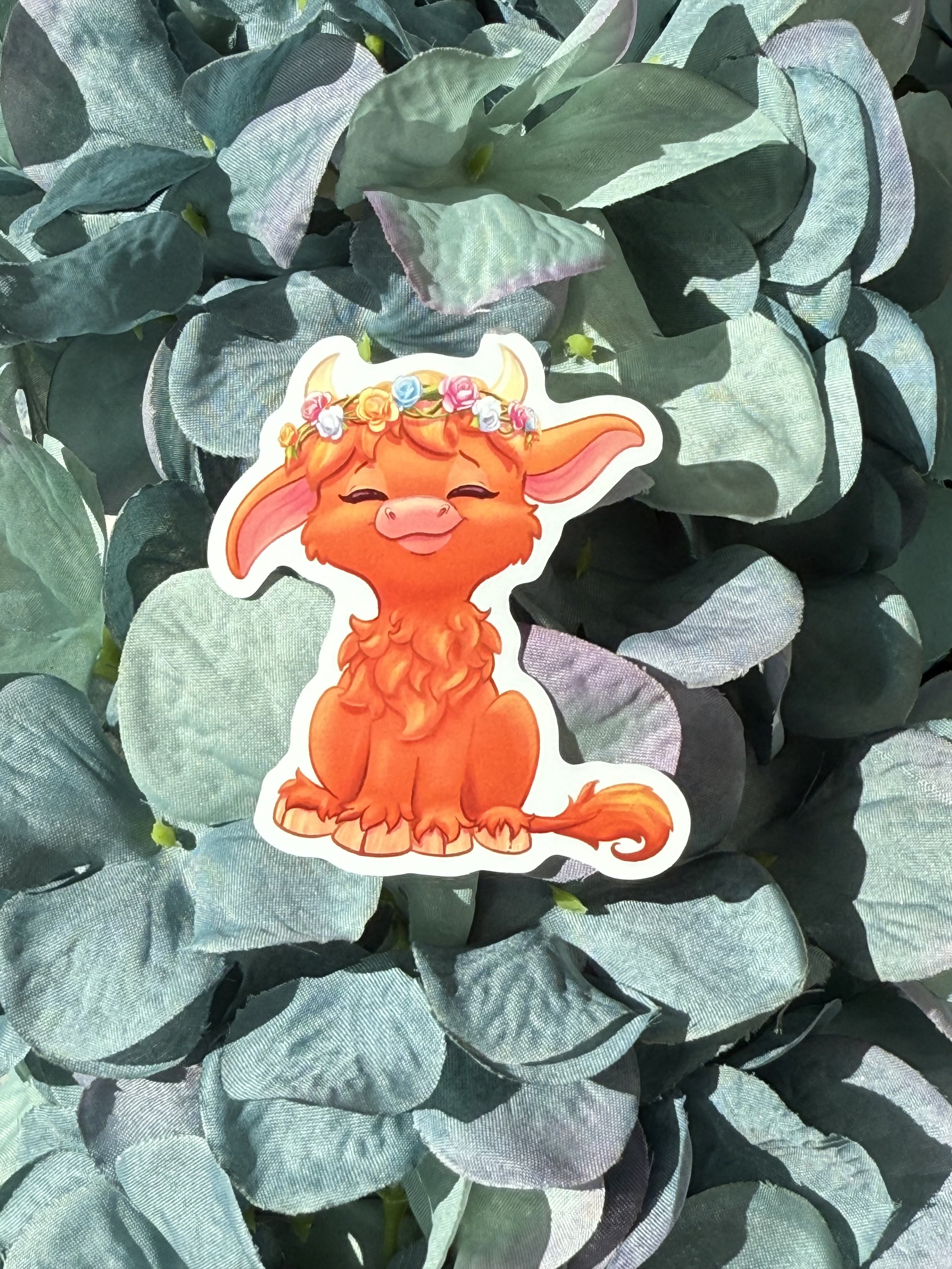 "Highland Cow" Sticker