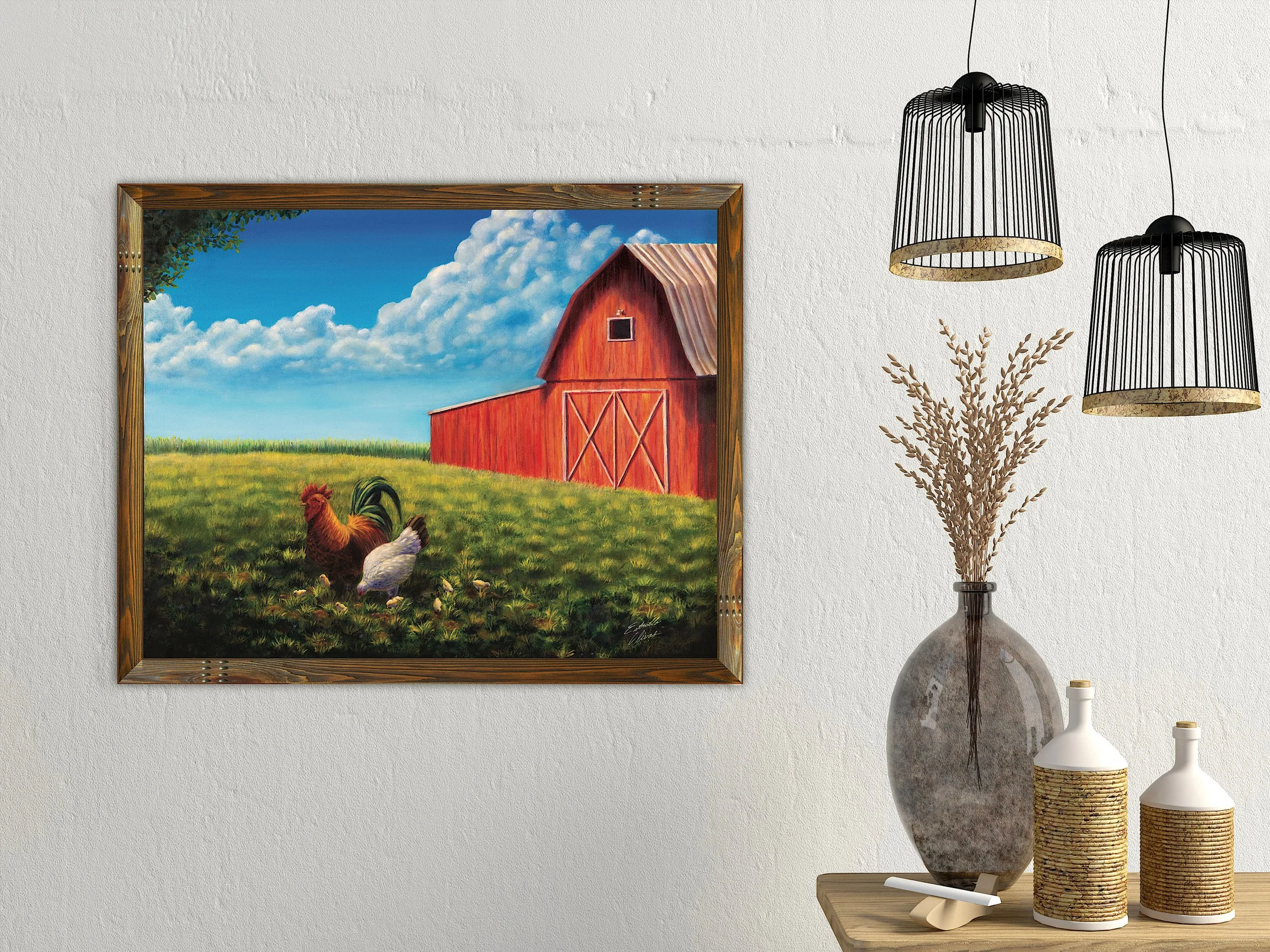 "Daytime Walk" Original Oil Painting