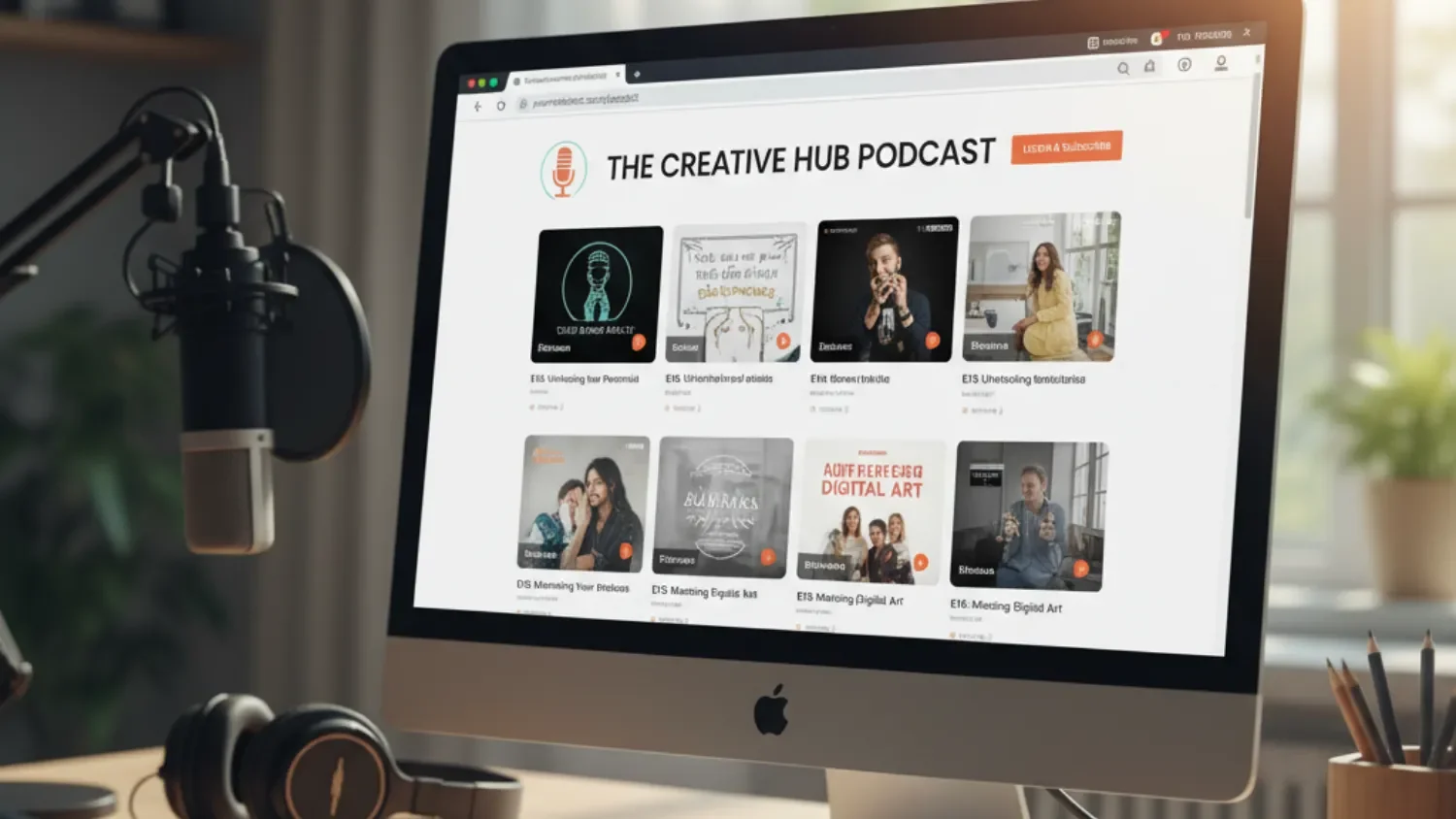 set up the podcast on your site