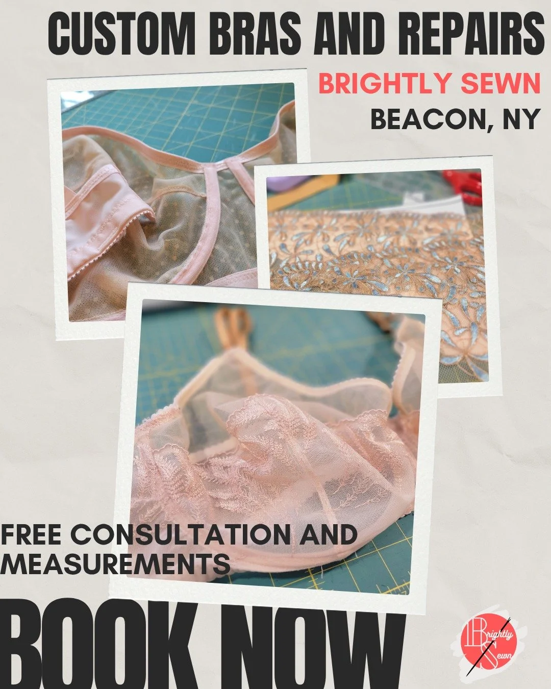 See what the difference is with a bra made for you. Book a free appointment now to talk about what custom bra could be waiting for you. Link in bio. #beaconny #smallbusiness #hudsonvalley #customlingerie #handmade