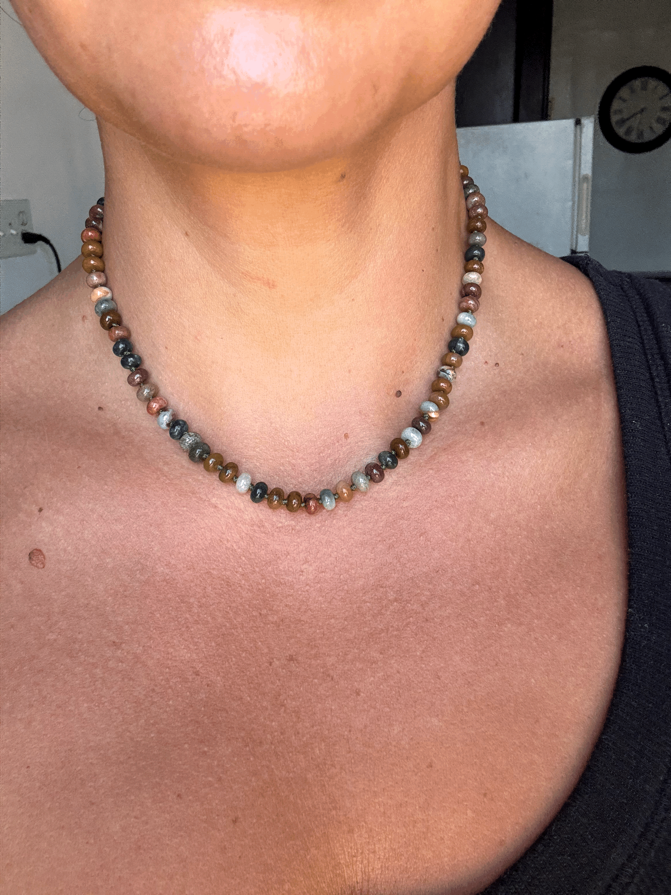 Ocean Jasper Beaded Necklace