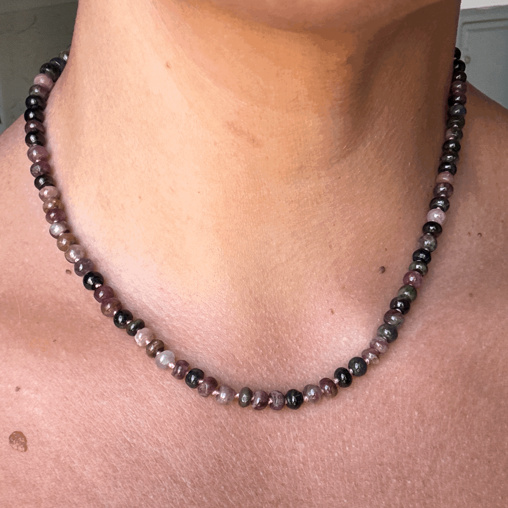 Tourmaline Beaded Necklace
