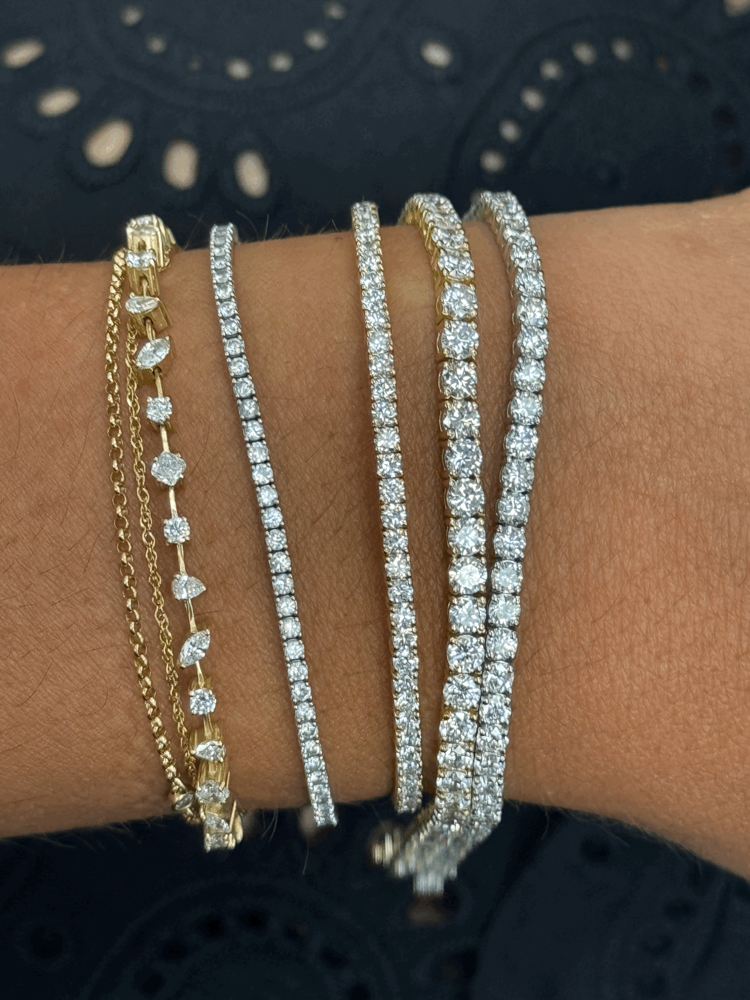 Lab Grown Diamond Tennis Bracelet