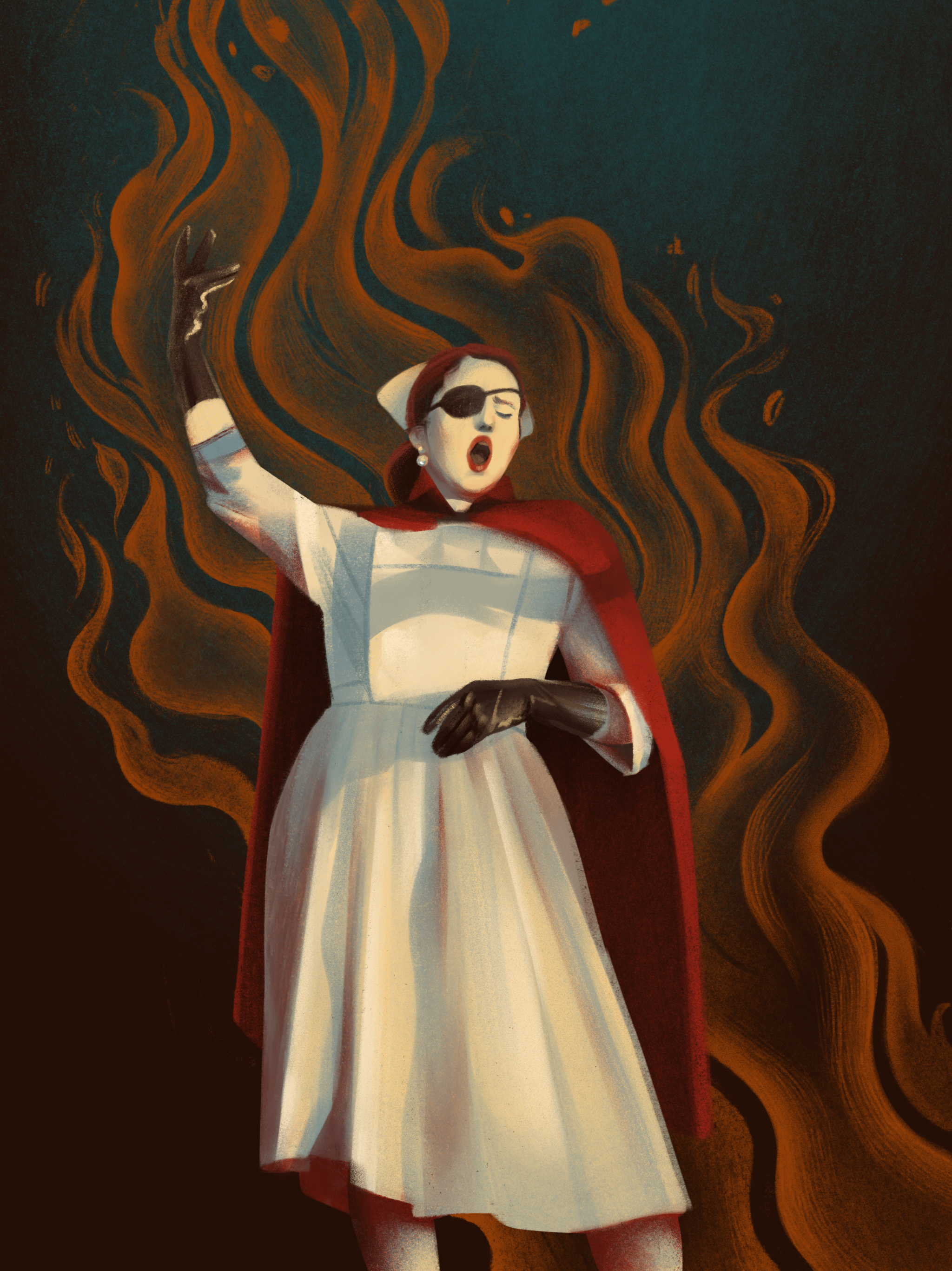 Nurse Sylvia, from My Chemical Romance's Long Live the Black Parad Tour | Personal work · Digital · 2026