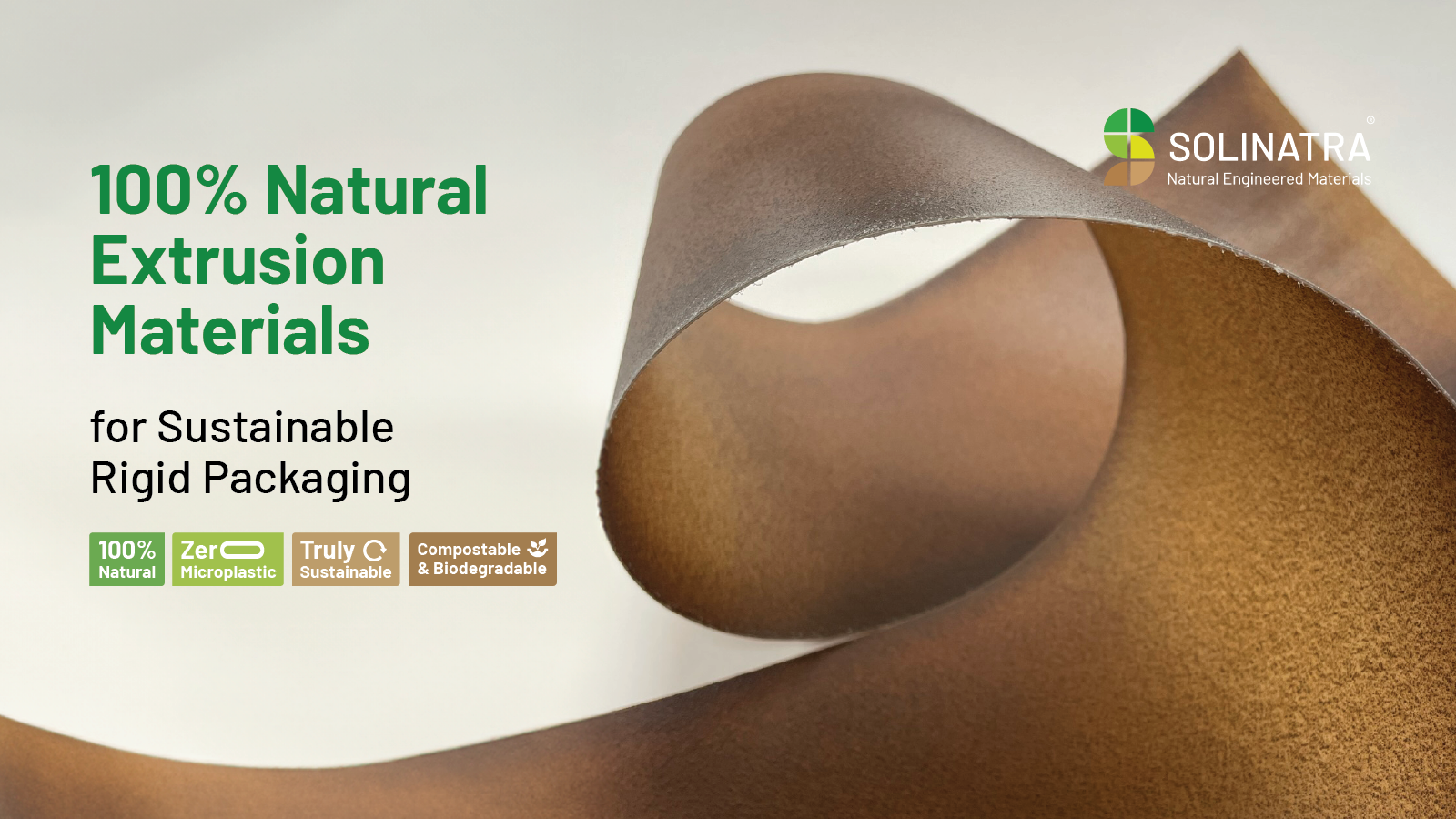 Compostable and Fully Biodegradable Extrusion/Thermoforming Materials for Sustainable Rigid Packaging