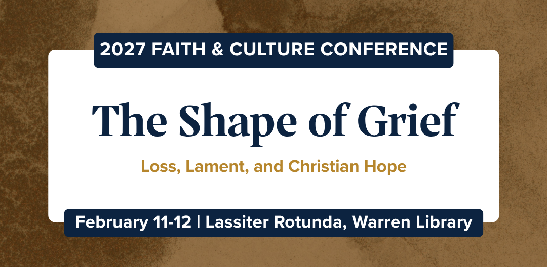 Call for Papers - Faith and Culture Conference 2027