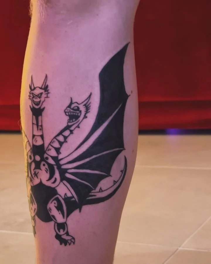 Startade f&ouml;rra veckan med denna🔥

#tattoo #tatuering #dragon #rasmustatts #norrland