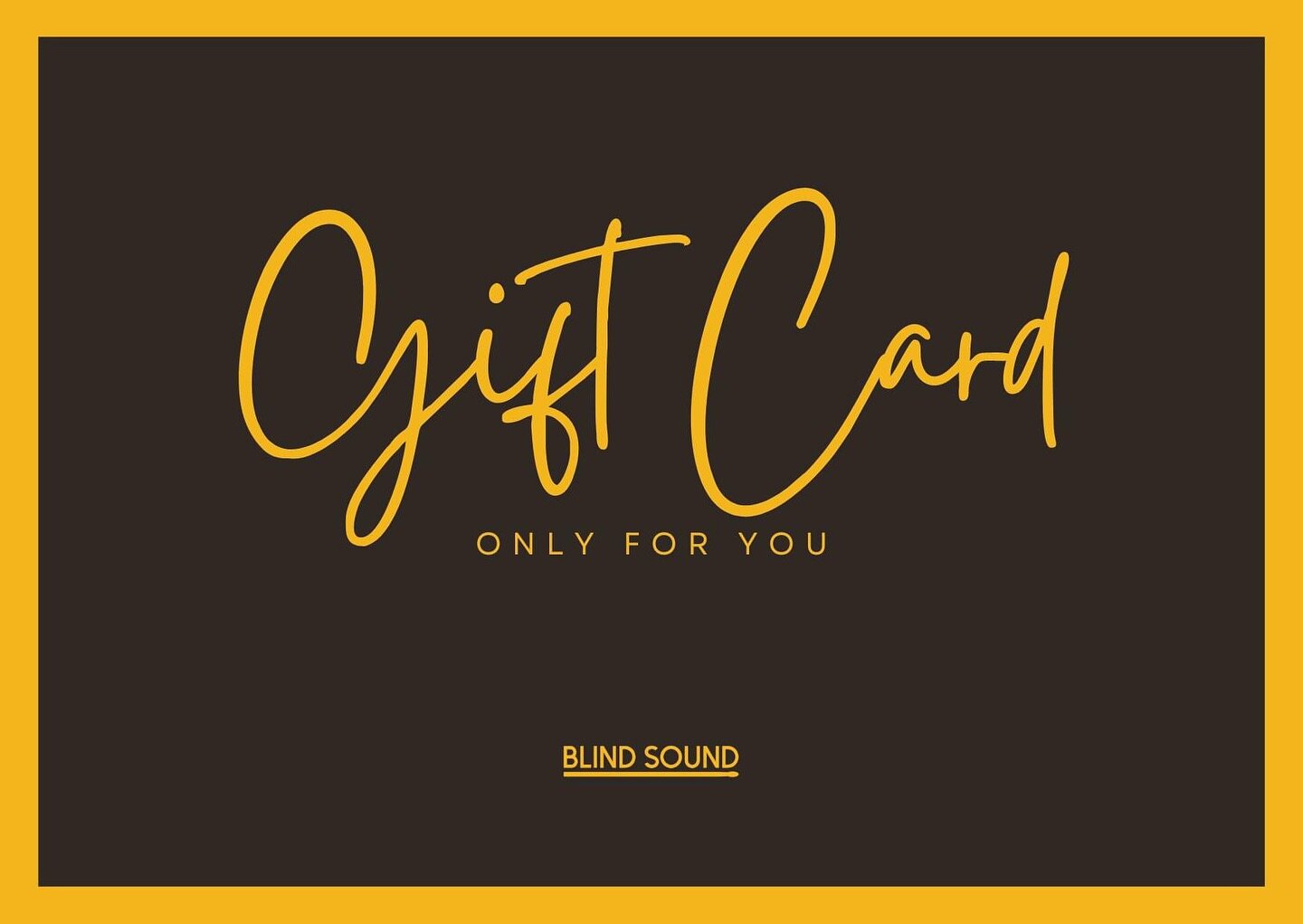 🎁 Don&rsquo;t hit the wrong note with your gifts! 
🎶 Give your loved ones the gift of musical bliss.
 Write to us for more info on our exclusive Gift Cards available for rehearsal spaces, drum lessons and recording! #blindsoundstudio