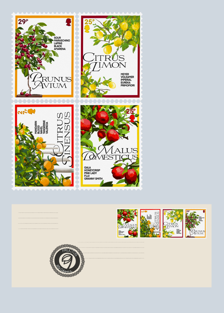 Stamp Project - Select an everyday object and explore it from all angles and viewpoints. Explore and visualize a concept and develop one of them to create and design four postage stamps. Each image should connect to your object without being too pred