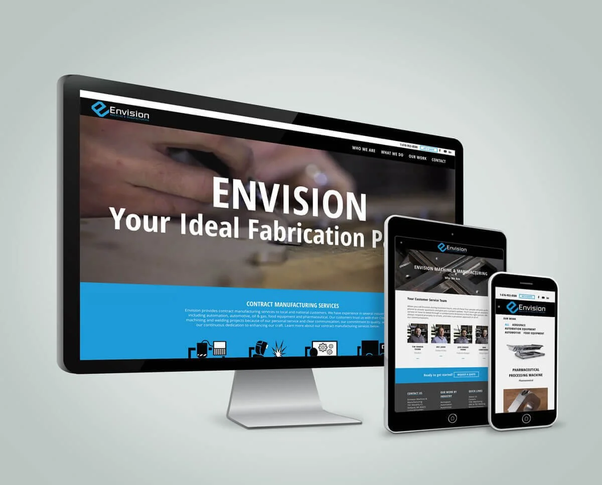 Envision site on different devices