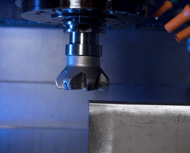 closeup of Envision machining parts