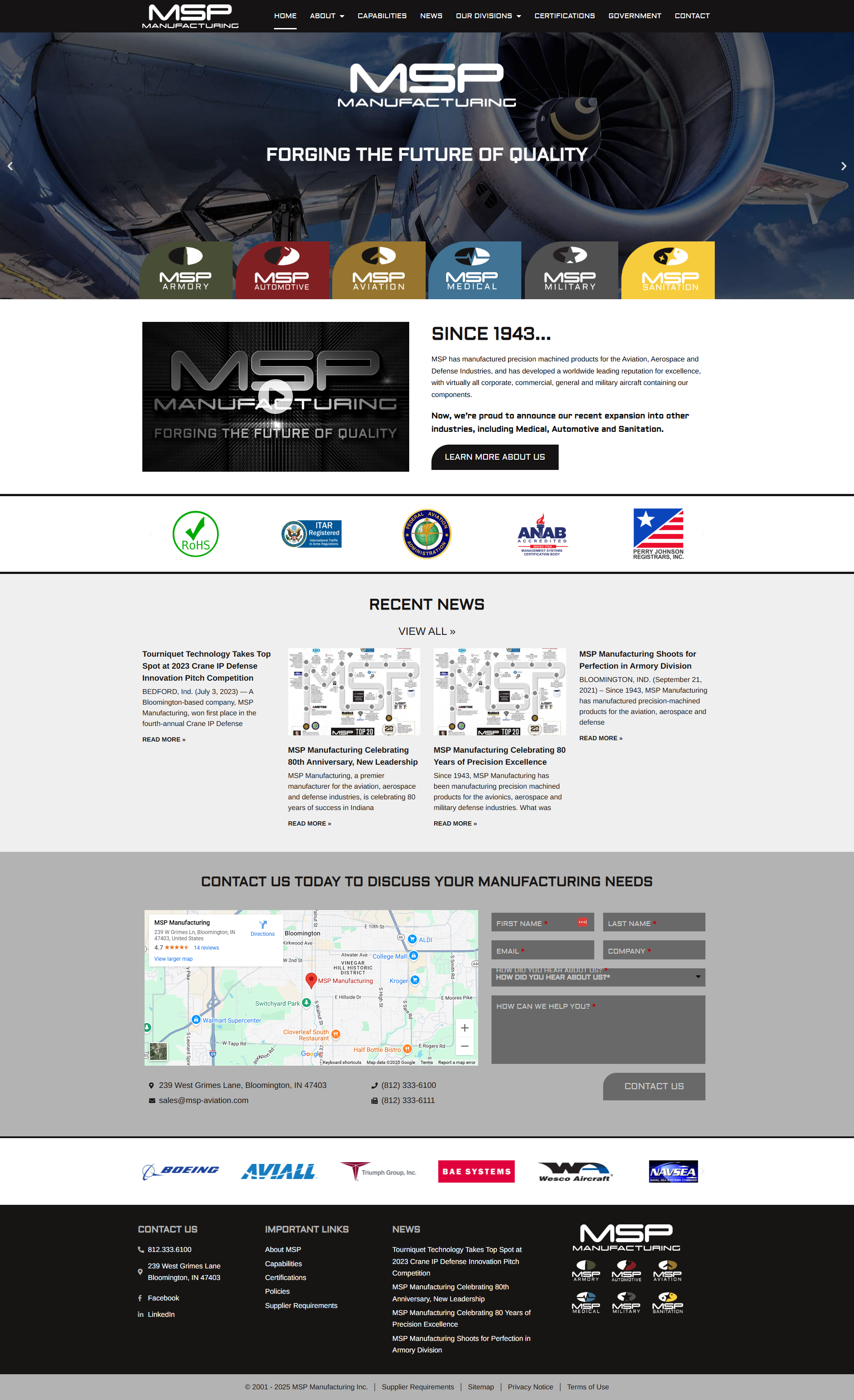 MSP Old Website