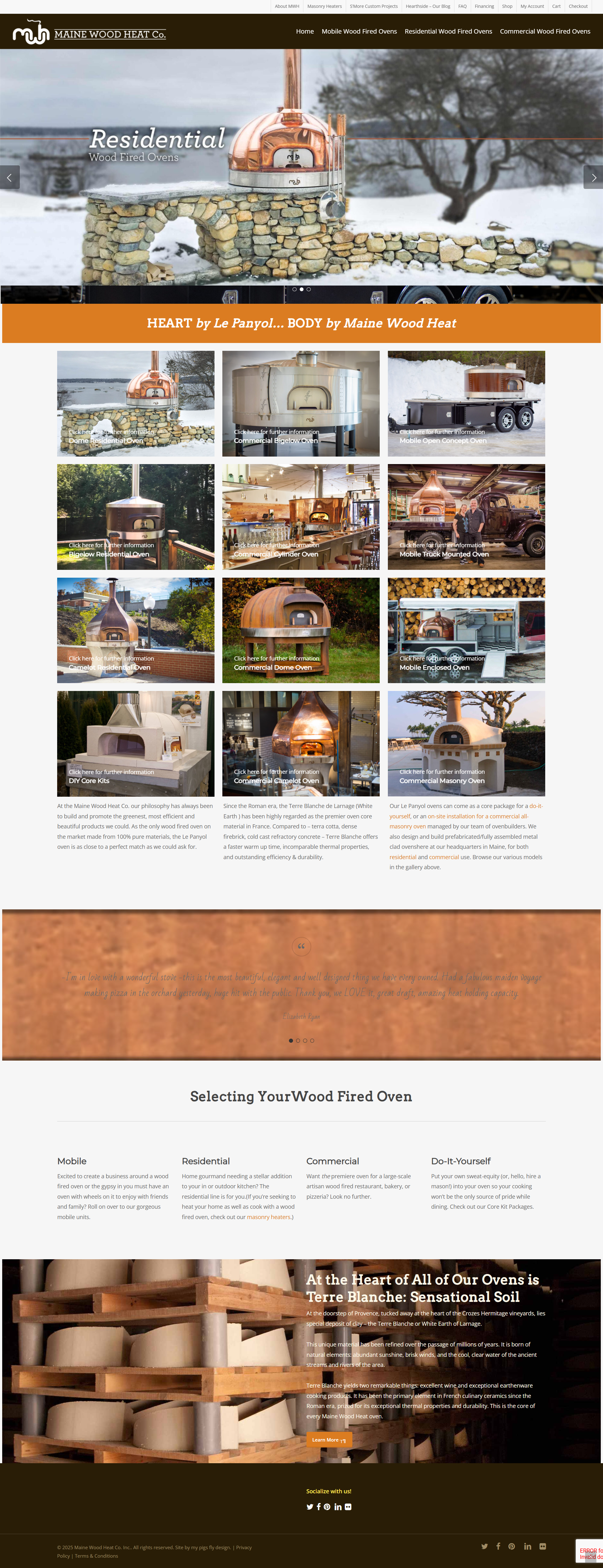 Old Maine Wood Heat Website