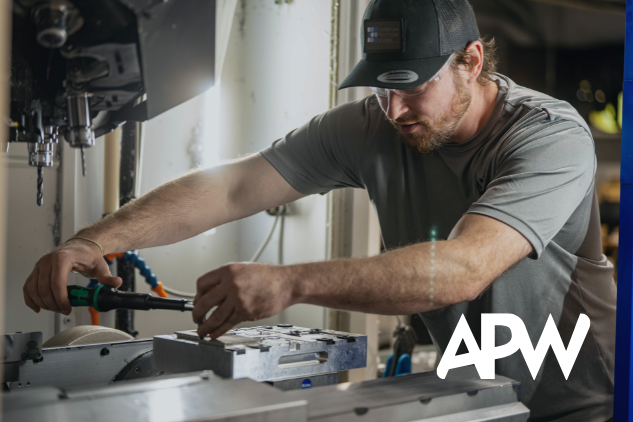 american precision works rebrand by marketing metal