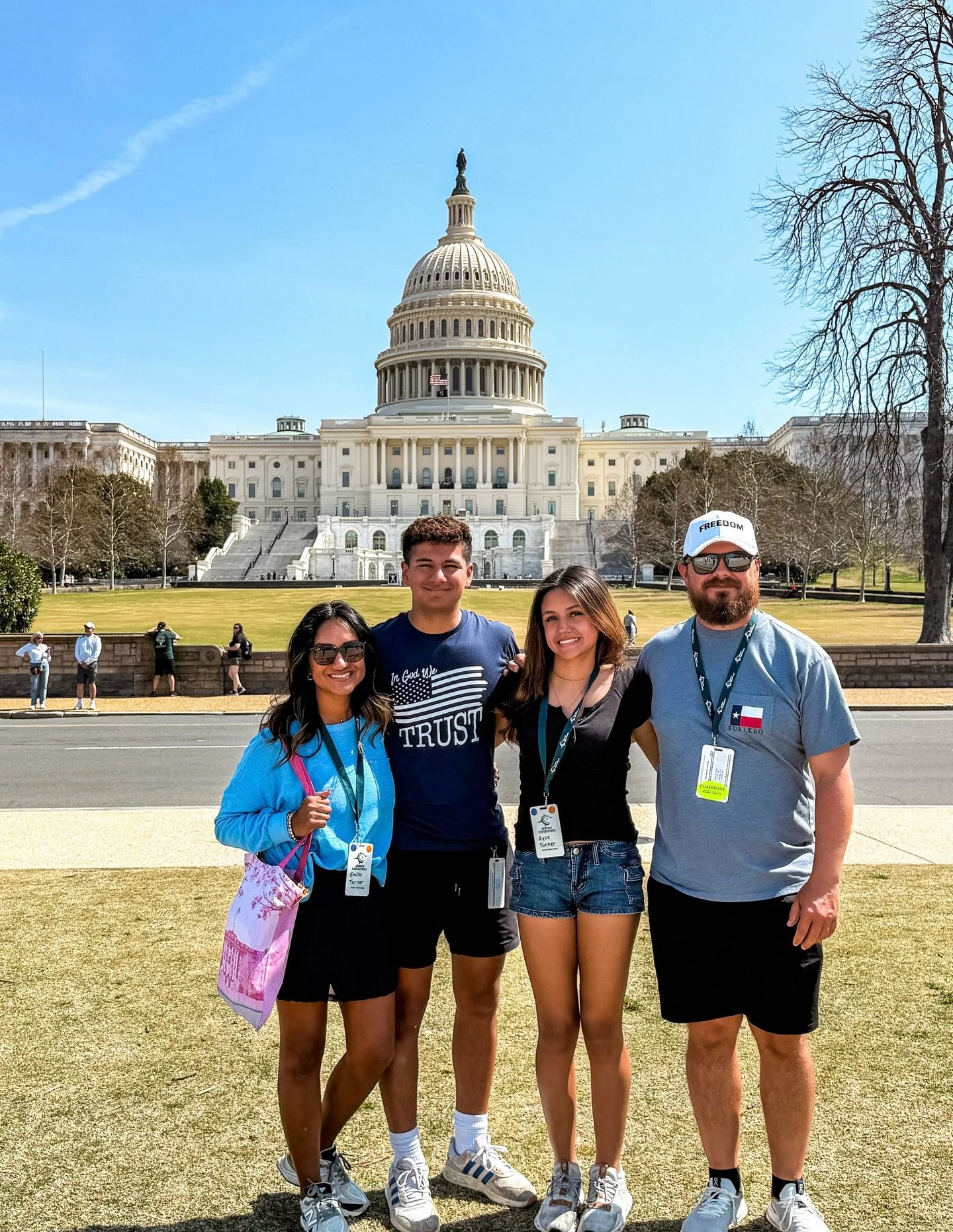 Day 2 in DC and we packed it ALL in! 

From walking through The People&rsquo;s House to standing on the Capitol steps, seeing the Charters of Freedom, and ending the day at the memorials&hellip;
AND we even caught a glimpse of the presidential motorc