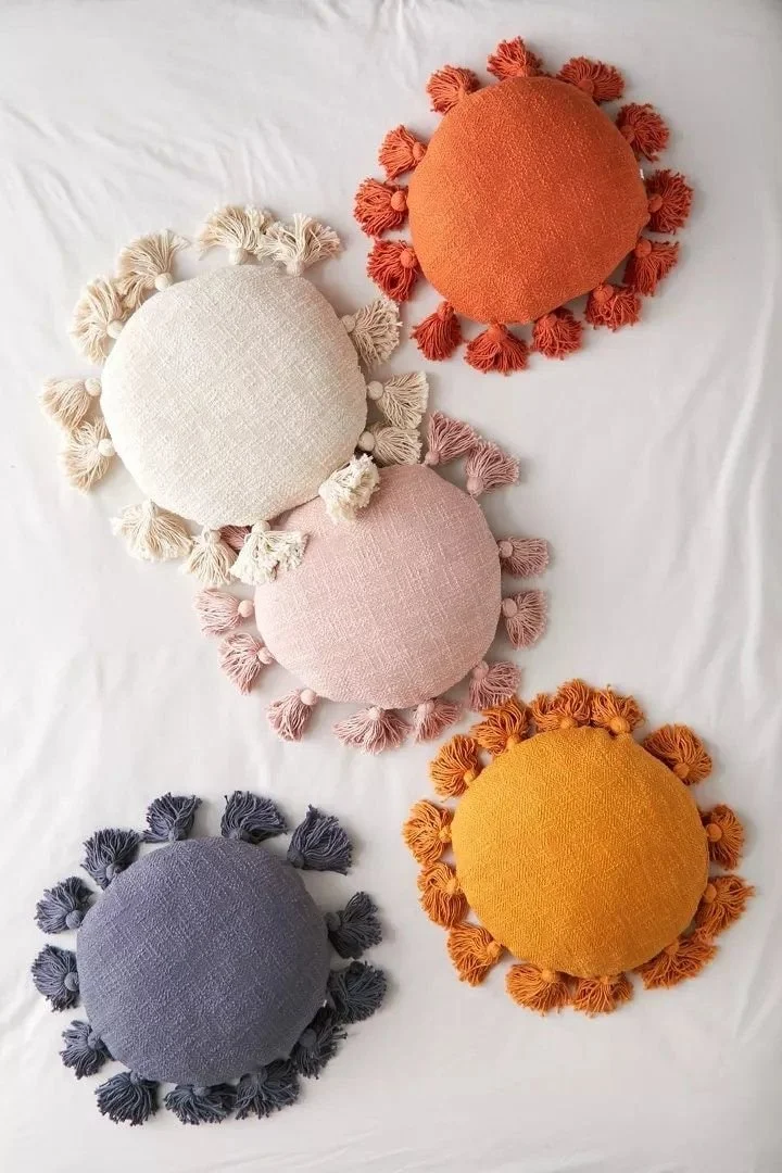 coloured cushions