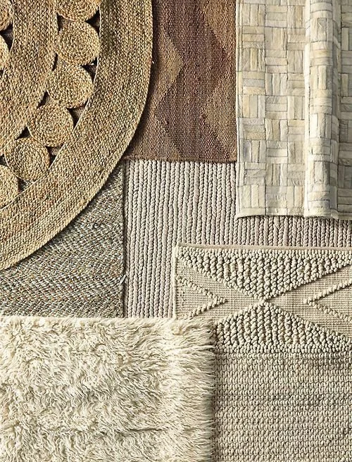 natural fiber, neutral , natural textile, rugs, interior design