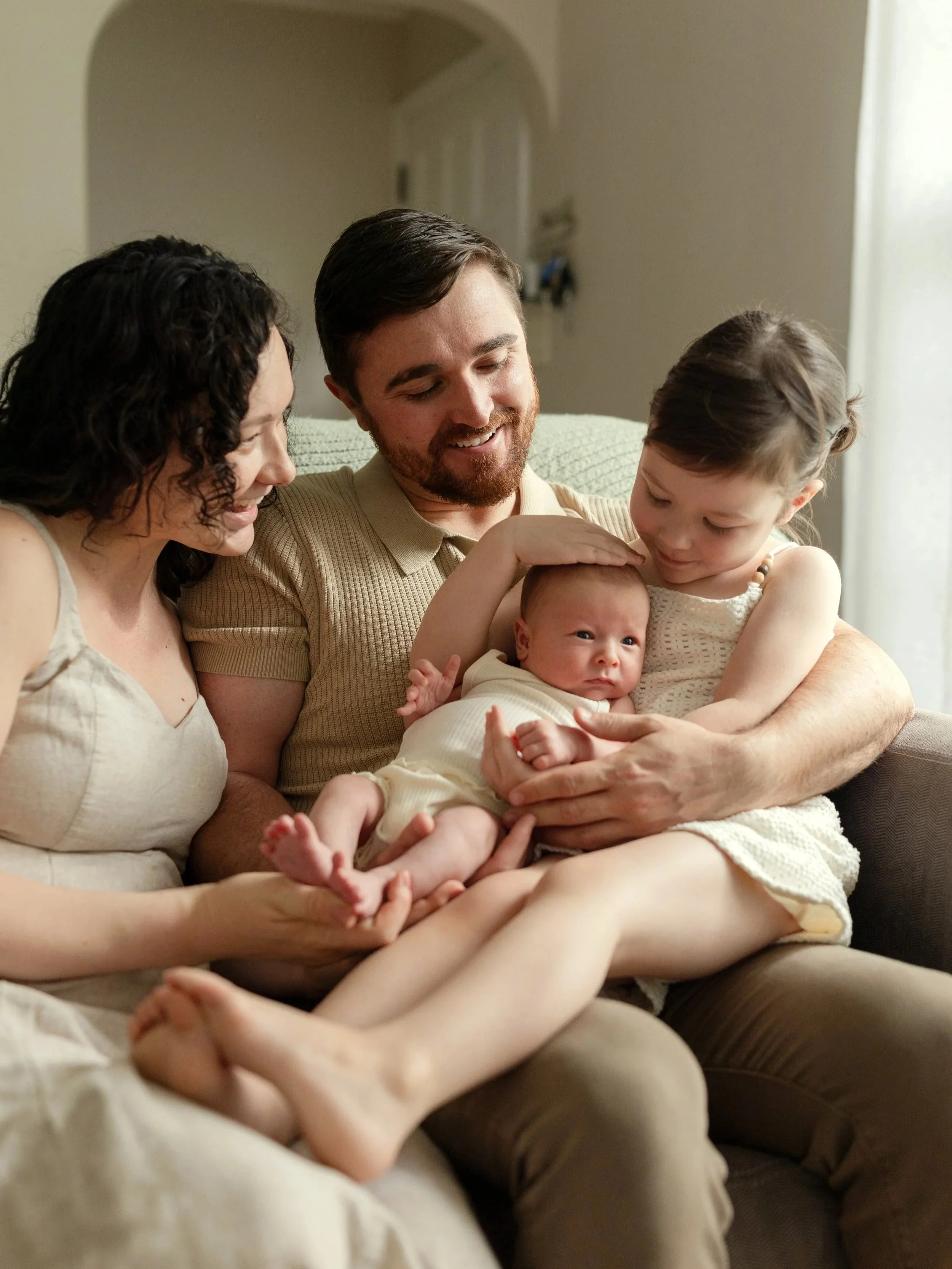 at home newborn photography