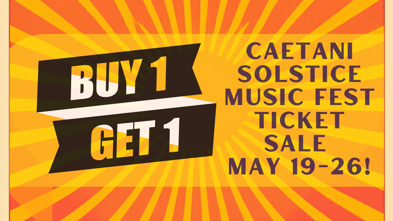 Caetani Summer Solstice Festival 2026 Early Bird Tickets