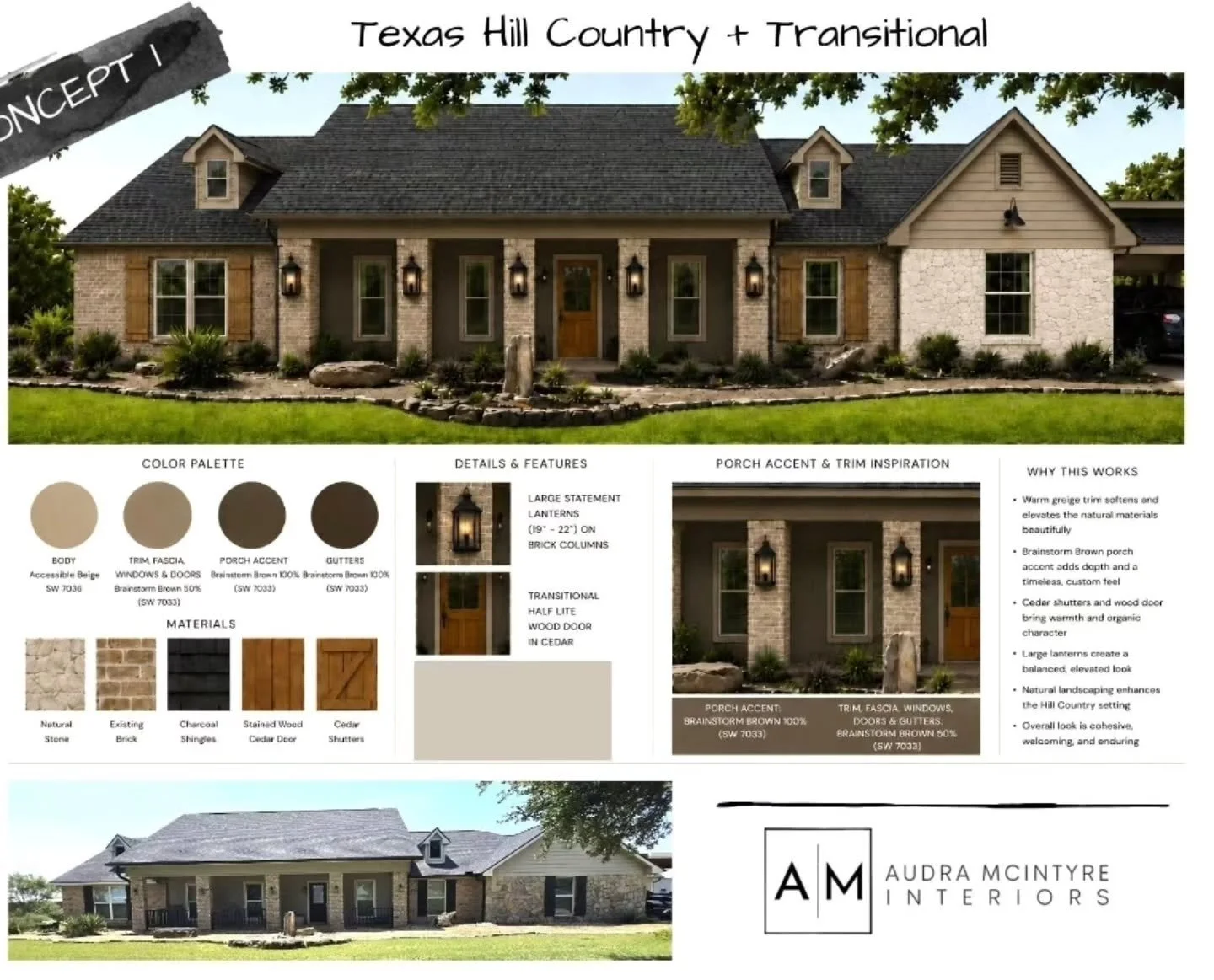 Helping my clients with an exterior face-lift. Which is your favorite? 💃💃🏠