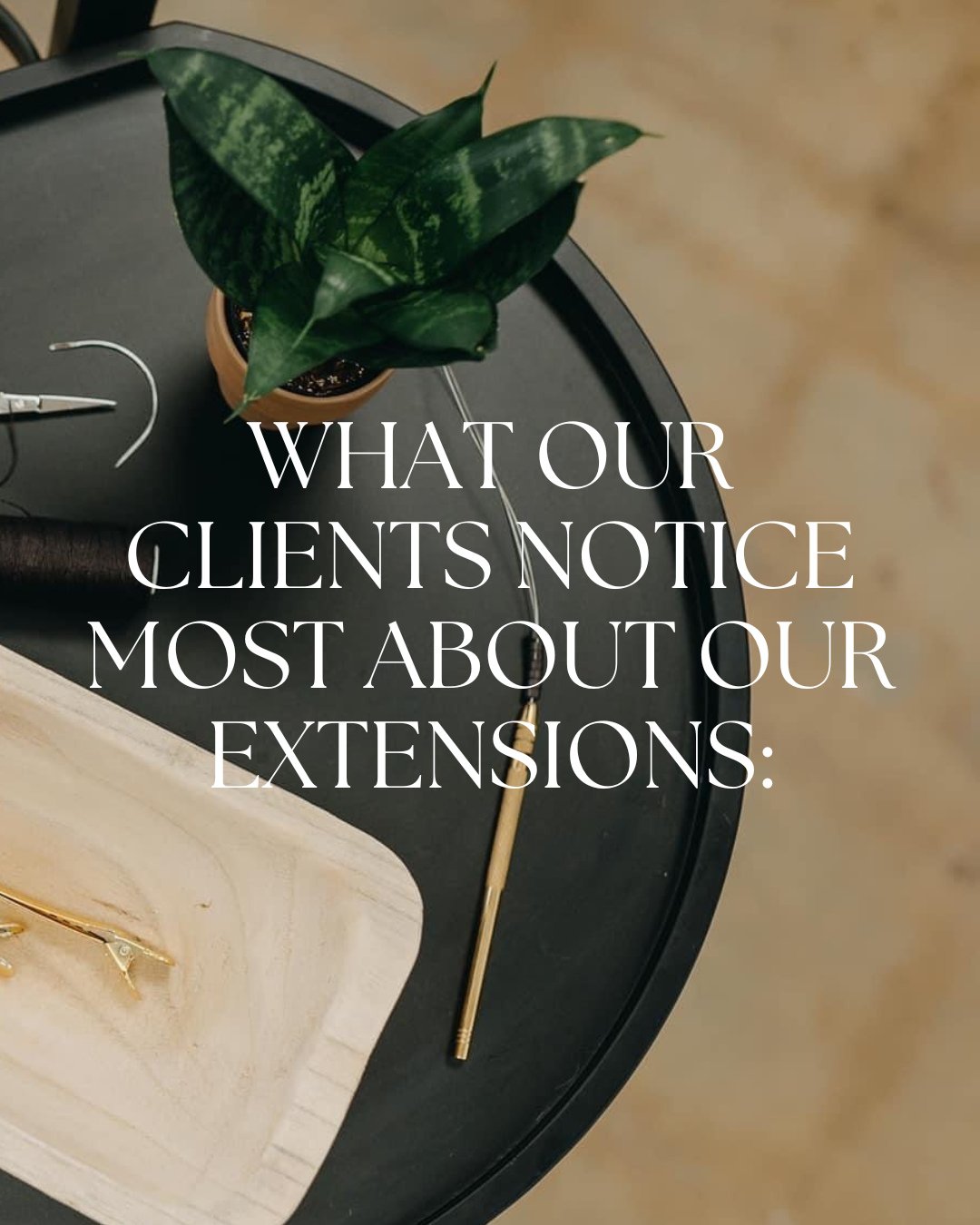 Wait... custom extensions AND they're comfortable?! Yep, you read that right.⁠
⁠
At The Clean Beauty Boutique our focus is on safe, comfortable, natural looking extensions combined with organic-based hair color &amp; products.⁠
⁠
Sound too good to be