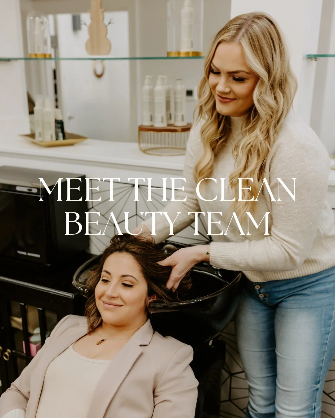 Meet the Clean Beauty Team, a group of talented stylists waiting for you to experience our safe, organic-based salon.⁠
⁠
From hair extensions, to scalp care, to treatments, and organic-based color, we're ready to give you an experience that is great 
