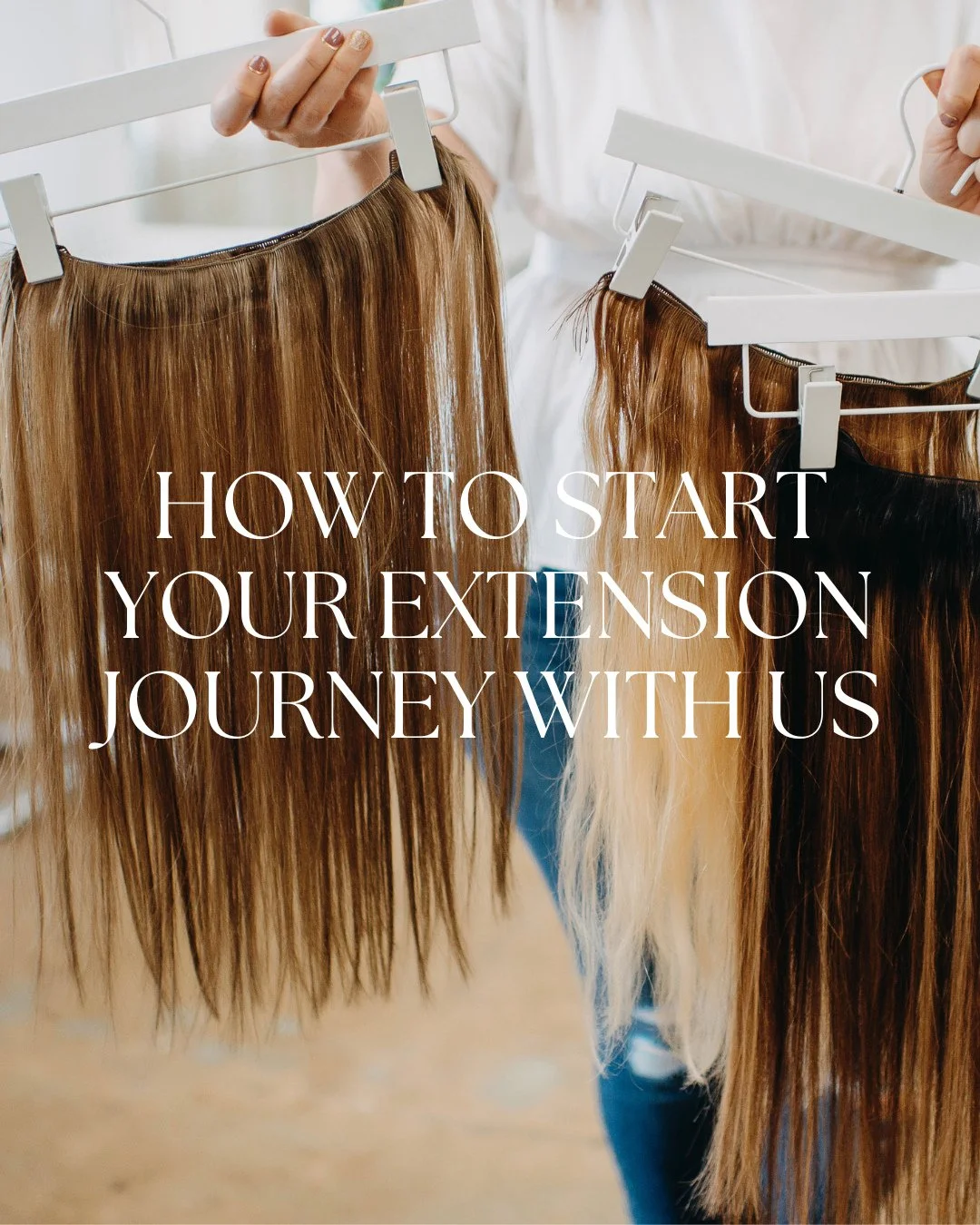 Whether you're searching to add length, fullness, volume, or density, we're here to help.⁠
⁠
Our extension solutions are designed to keep your hair and scalp healthy and safe while providing you with the best extension solutions out there.⁠
⁠
So read