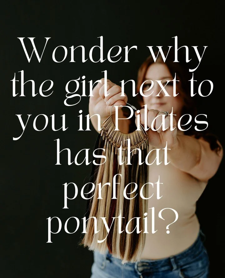 Spoiler alert: It&rsquo;s probably hand-tied extensions.⁠
⁠
Hand-tied extensions are the not-so-secret weapon behind those effortlessly full, bouncy ponytails and perfectly styled waves. They blend seamlessly, feel super lightweight, and give you tha