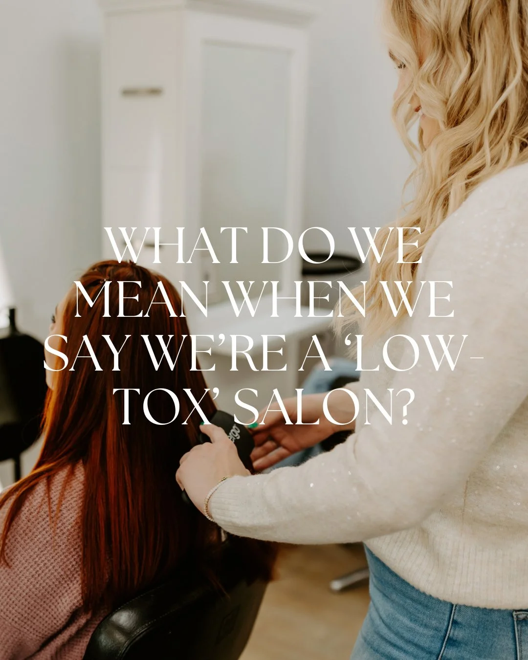 You may hear the phrases 'low-tox,' 'organic,' or 'clean' thrown around a lot lately, but we take these phrases seriously at Clean Beauty Boutique.⁠
⁠
Swipe to learn about how we keep our salon safe for you, our stylists, and the planet. 💚