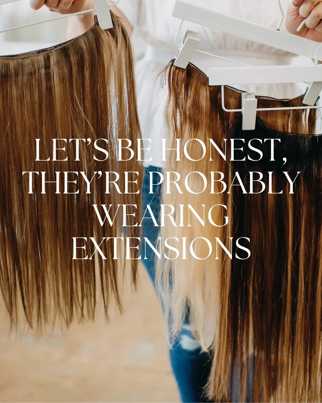 That perfect pony? It might be extensions...⁠
⁠
And if you're ready for longer, fuller hair than extensions are meant for you!⁠
⁠
If you know anything about us, it's that we're all about giving you gorgeous hair with options that are safe for you &am