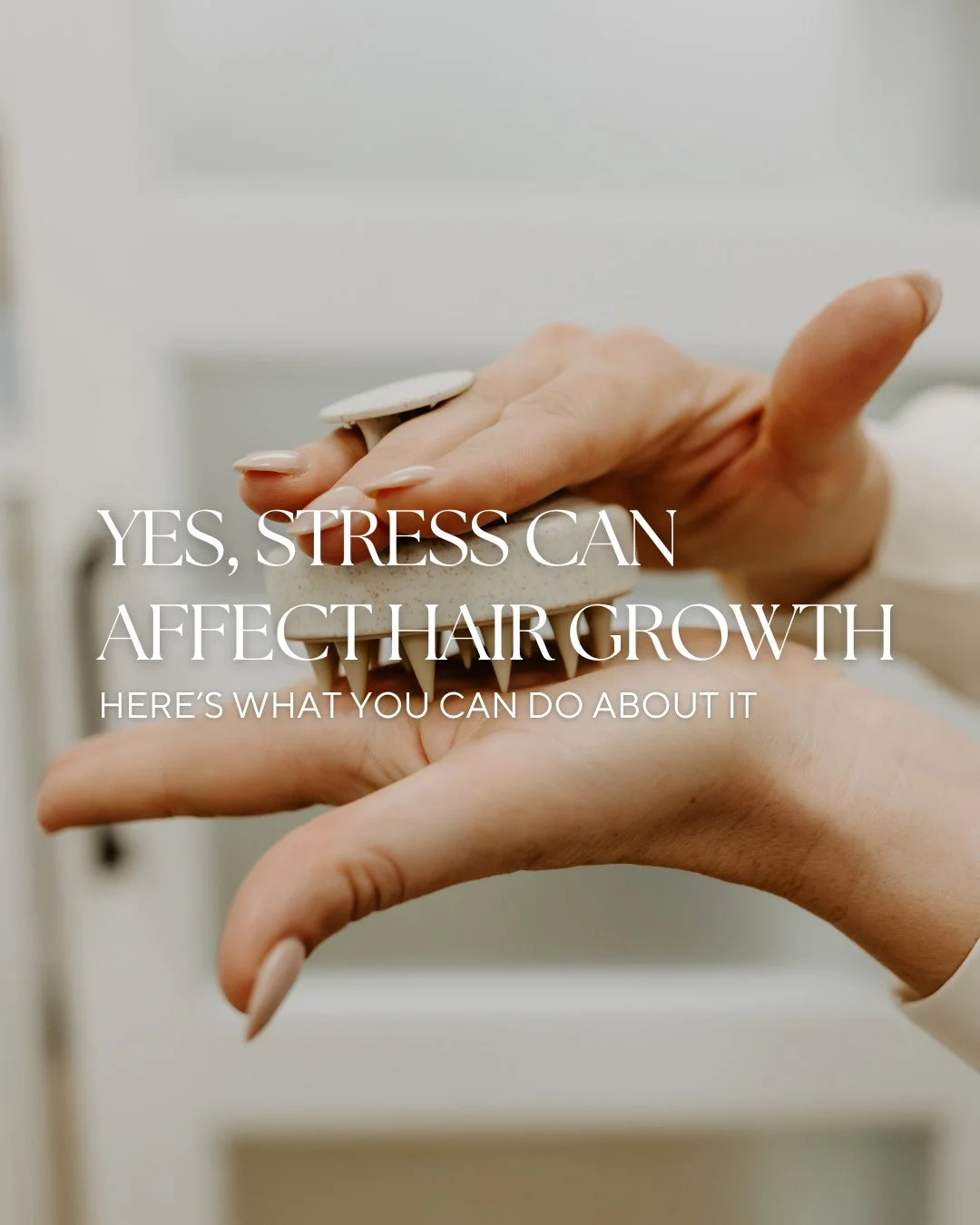 We all know that life can be stressful, but did you know that stress can also impact the health of your hair? ⁠
⁠
At Clean Beauty Boutique, we believe that healthy hair begins at the root, literally. ⁠
⁠
Stress affects your body on many levels, and y