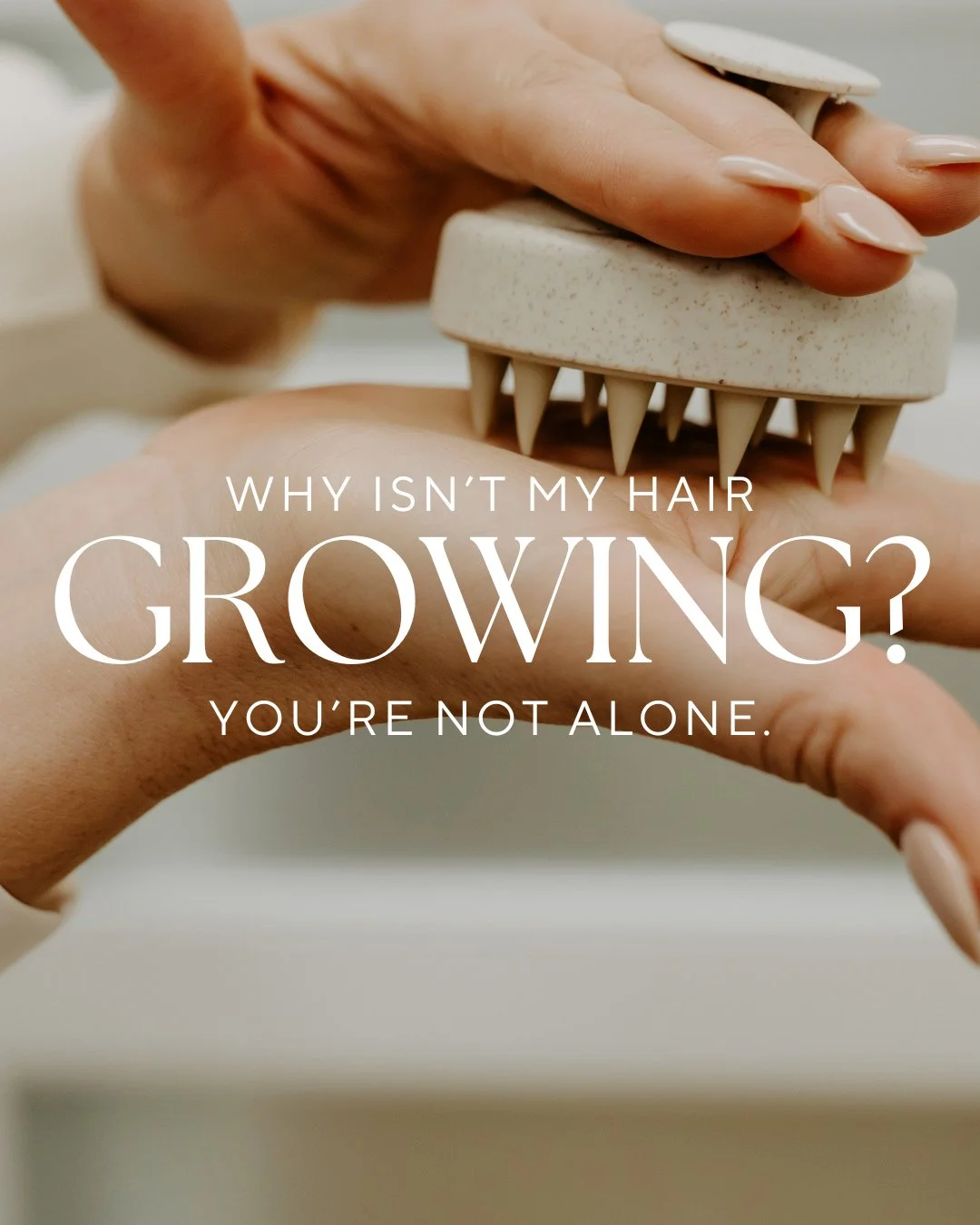 Frustrated with slow hair growth? It&rsquo;s not just genetics. Scalp health, product choice, and consistent care all matter. ⁠
⁠
Swipe for reasons your hair may be stalling and how Clean Beauty Boutique can help you grow stronger, healthier strands.