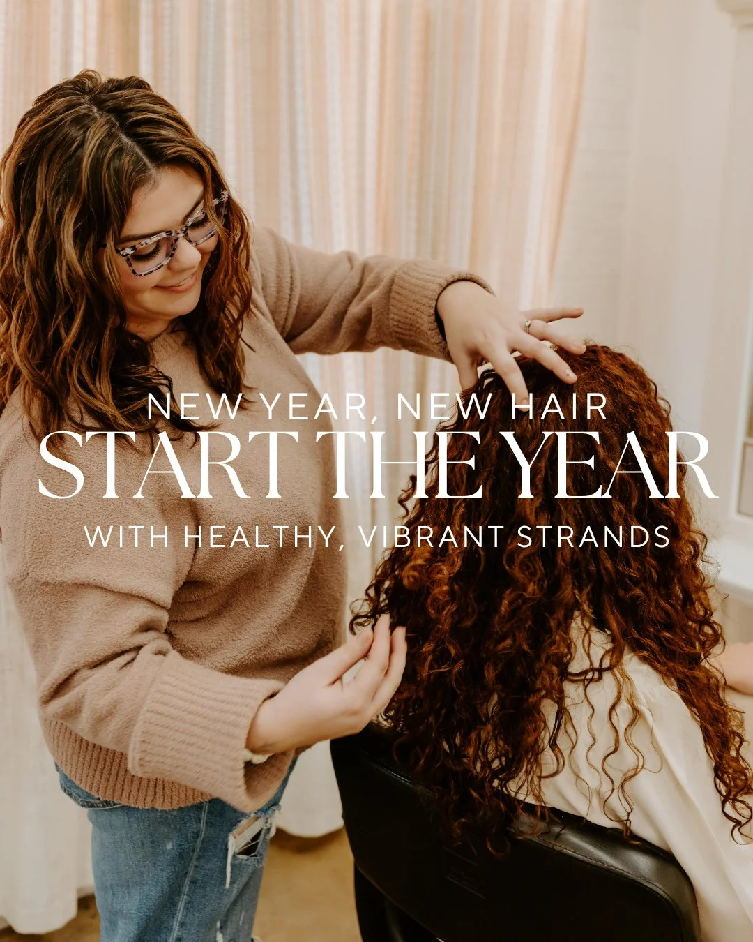 Cheers to a fresh start in 2026! 🥂 ⁠
⁠
Treat your hair to hydration, organic-based color, or extensions and enter the new year feeling confident, nourished, and glowing from root to tip.⁠
⁠
We can't wait to have you in our chairs in 2026, see you so