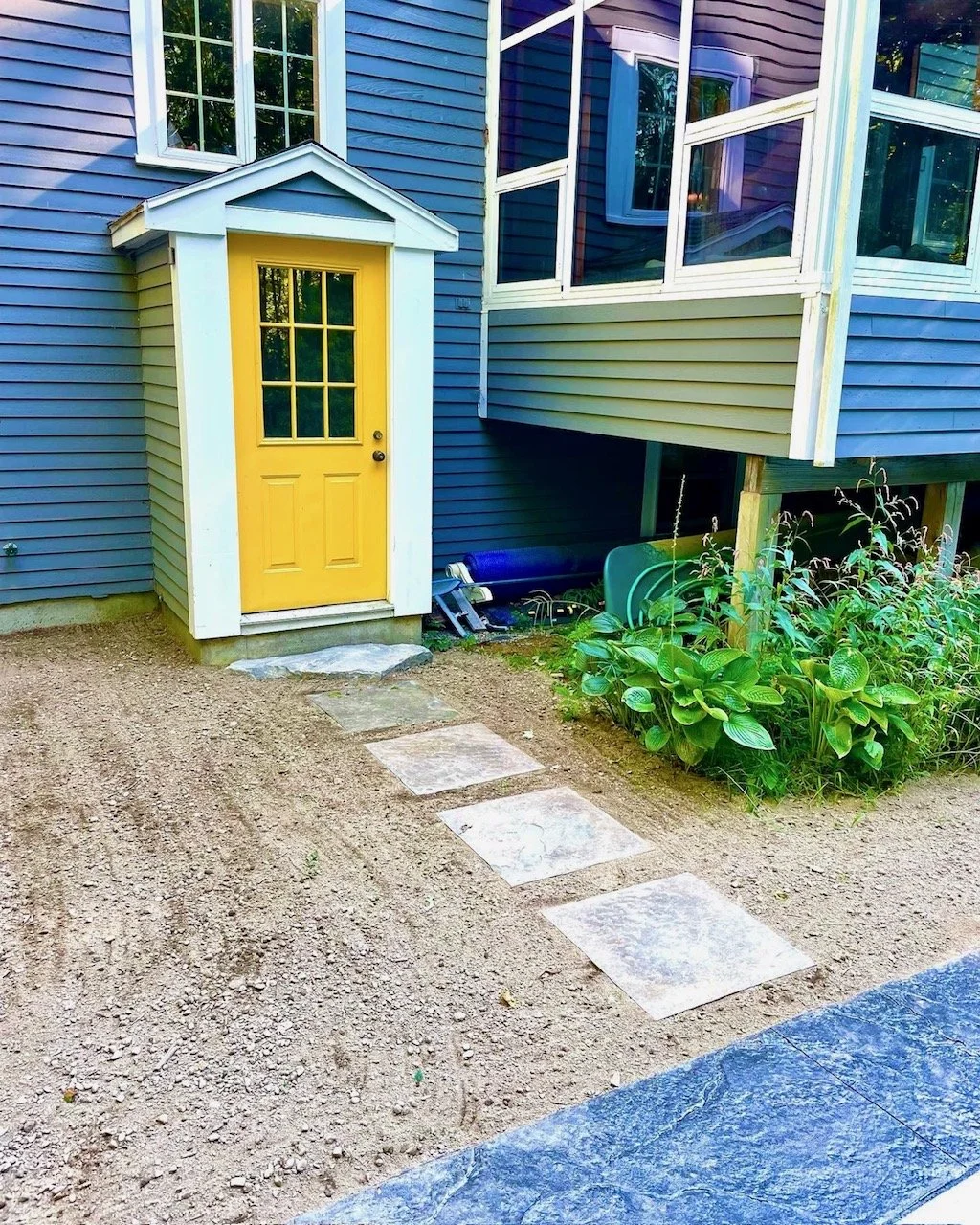 Walkway work in Yarmouth, Maine. 