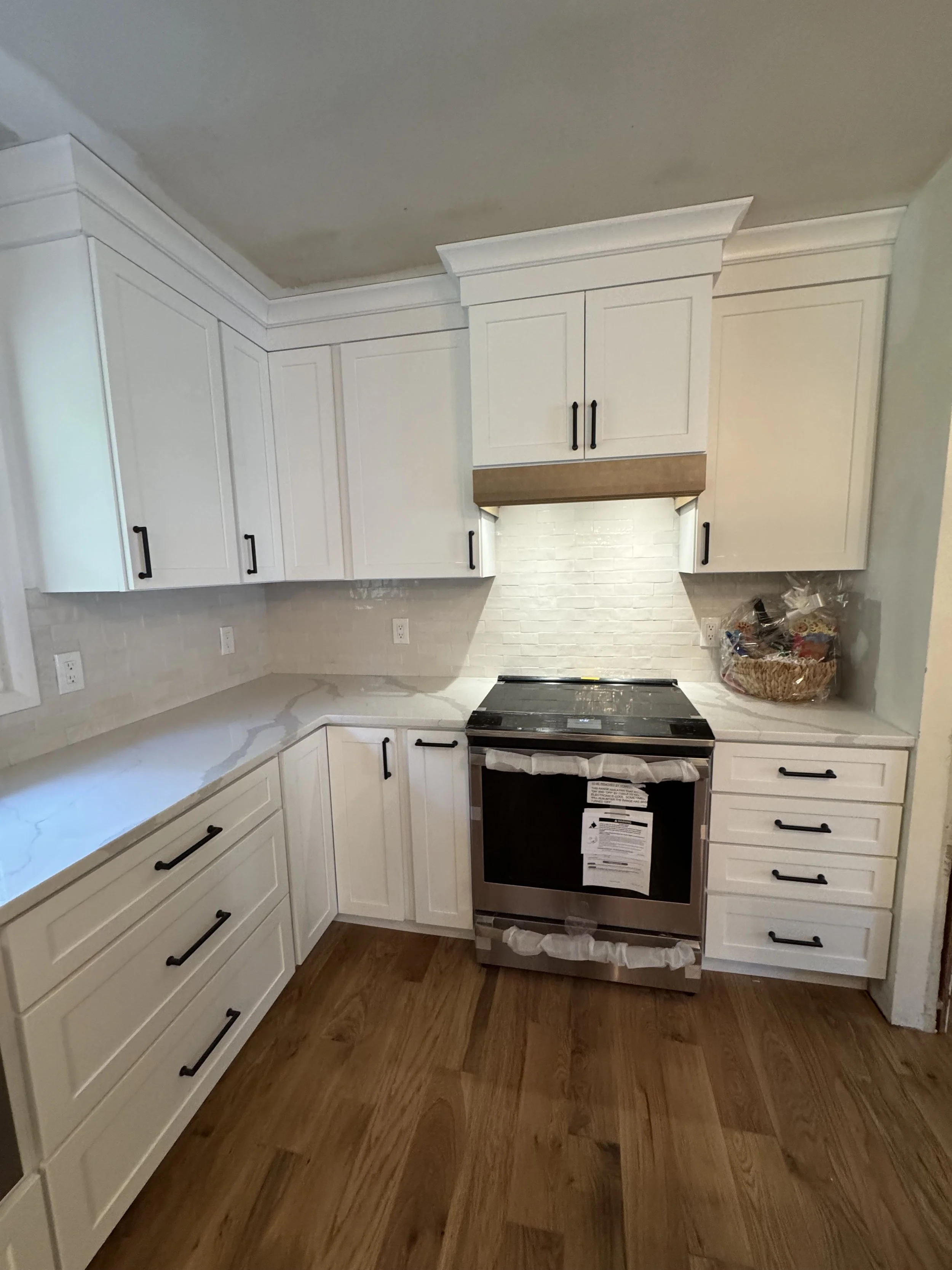 Kitchen Remodel - Summer 2025 - Legend Cabinetry, Quartz Countertop, Tile backsplash, open concept